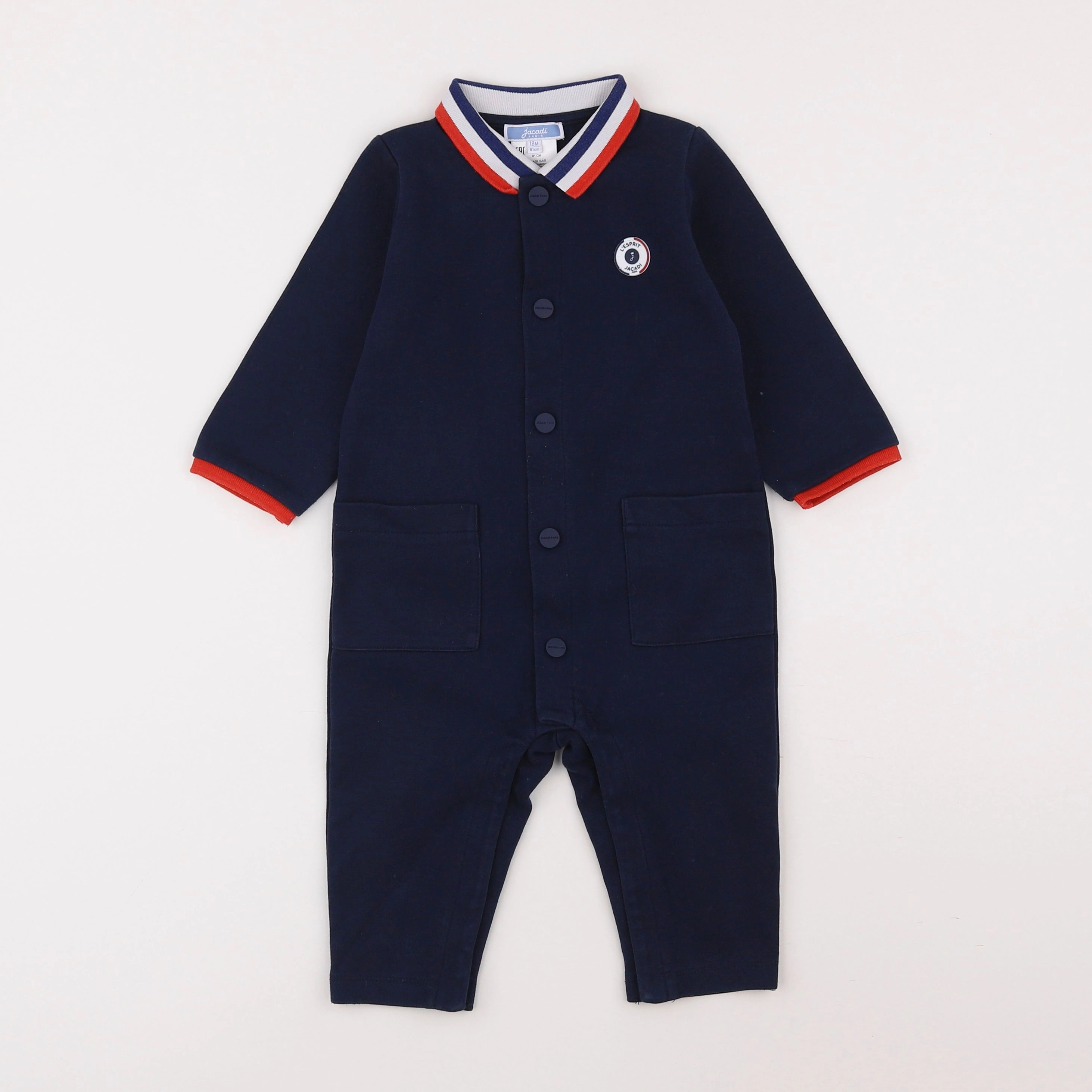 Jacadi - combinaison bleu - 18 mois