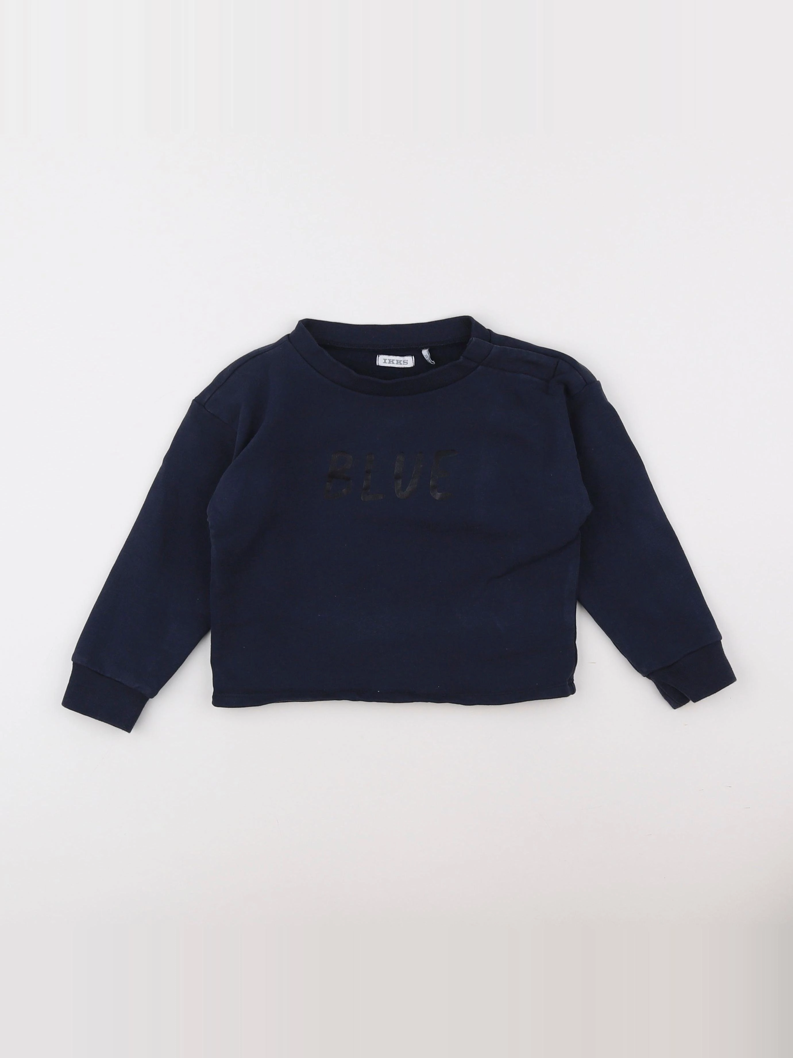 IKKS - sweat bleu - 3 ans