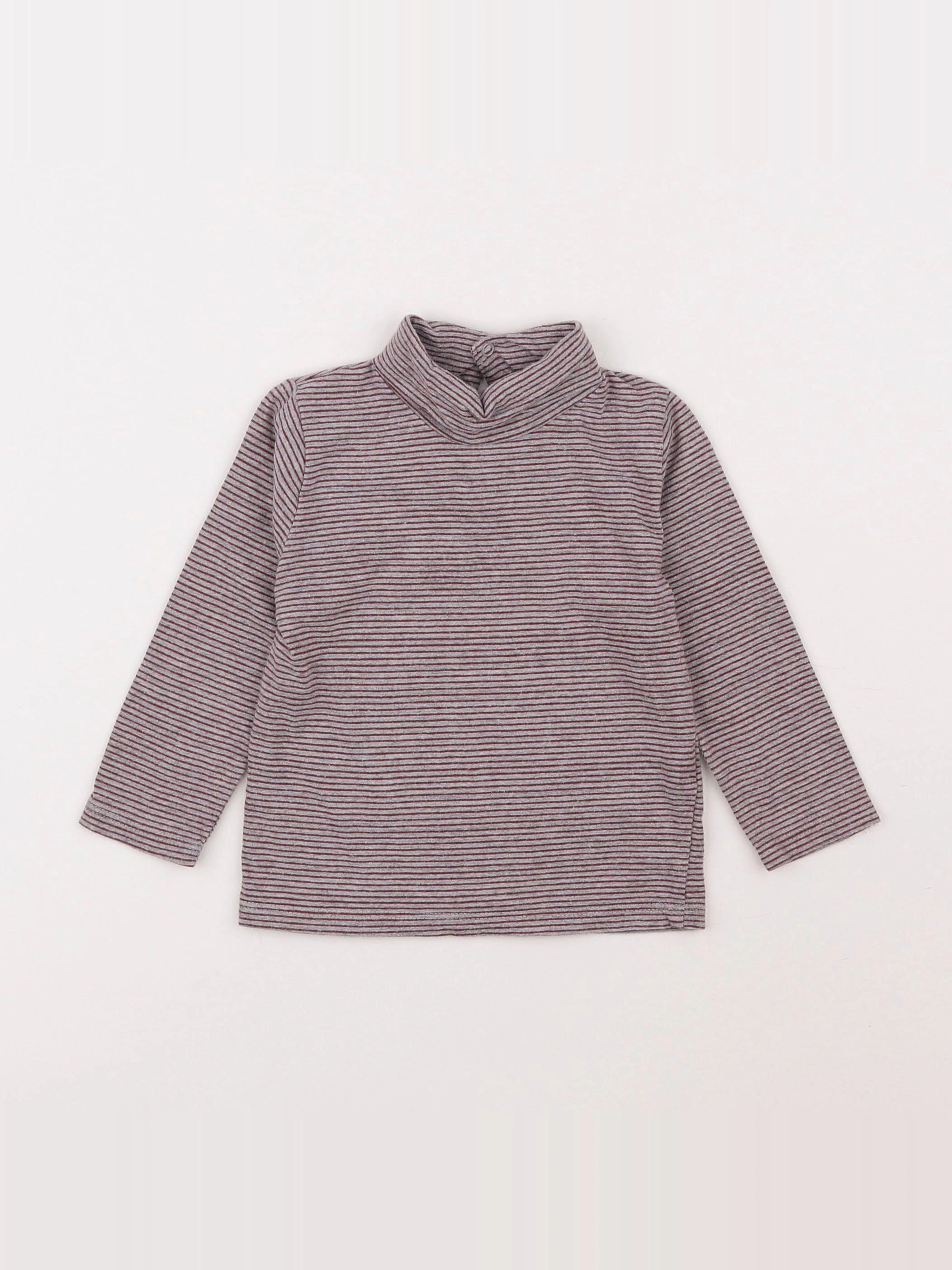 Tape à l'oeil - sous-pull gris, rouge - 18 mois