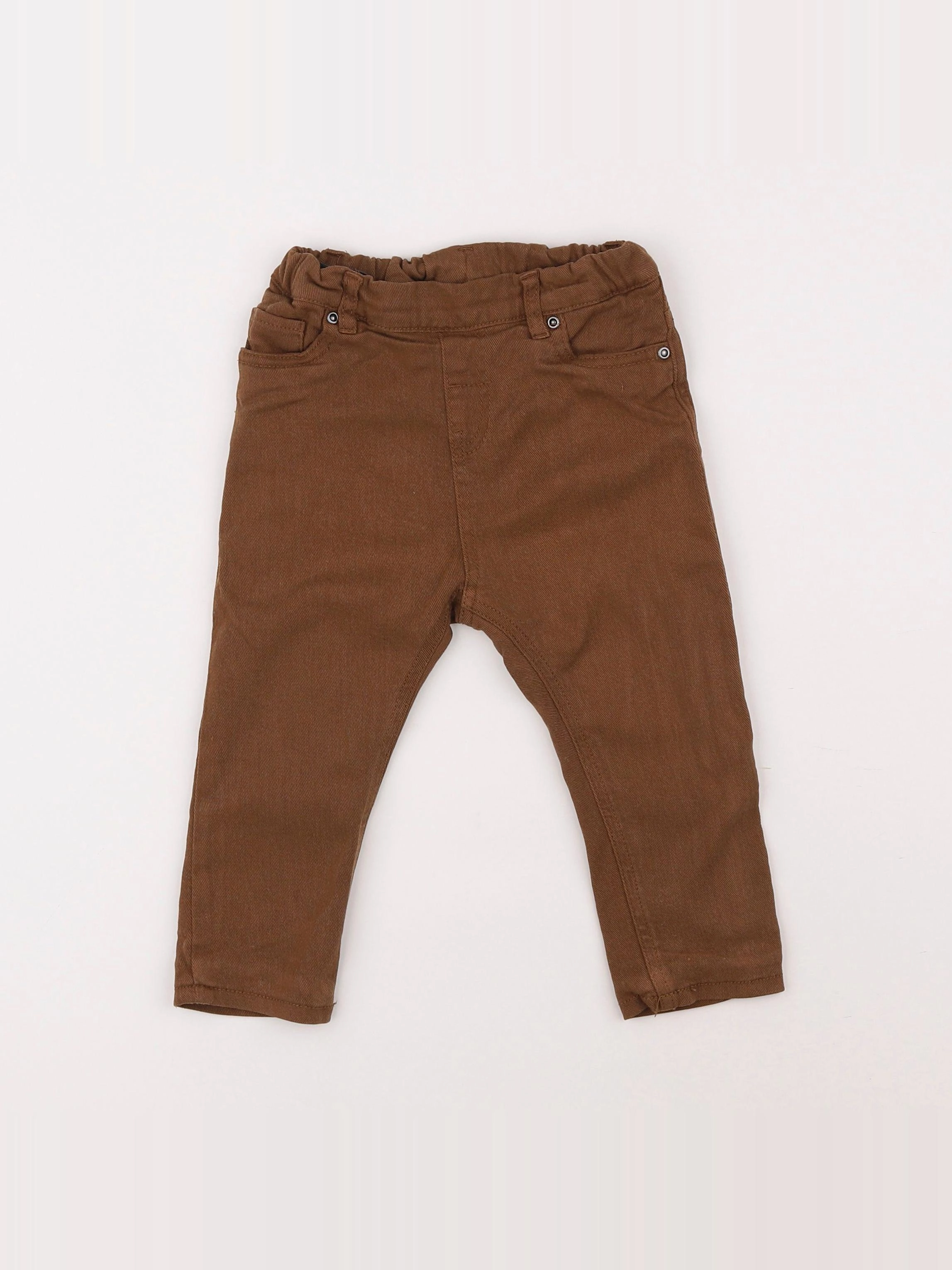 H&M - jean marron - 12/18 mois