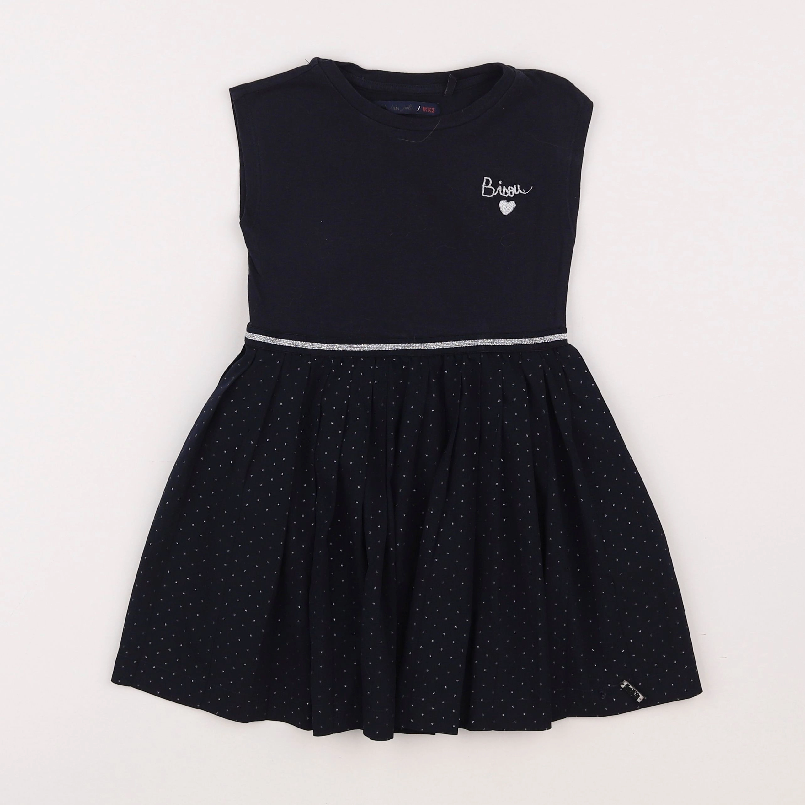 IKKS - robe bleu - 4 ans