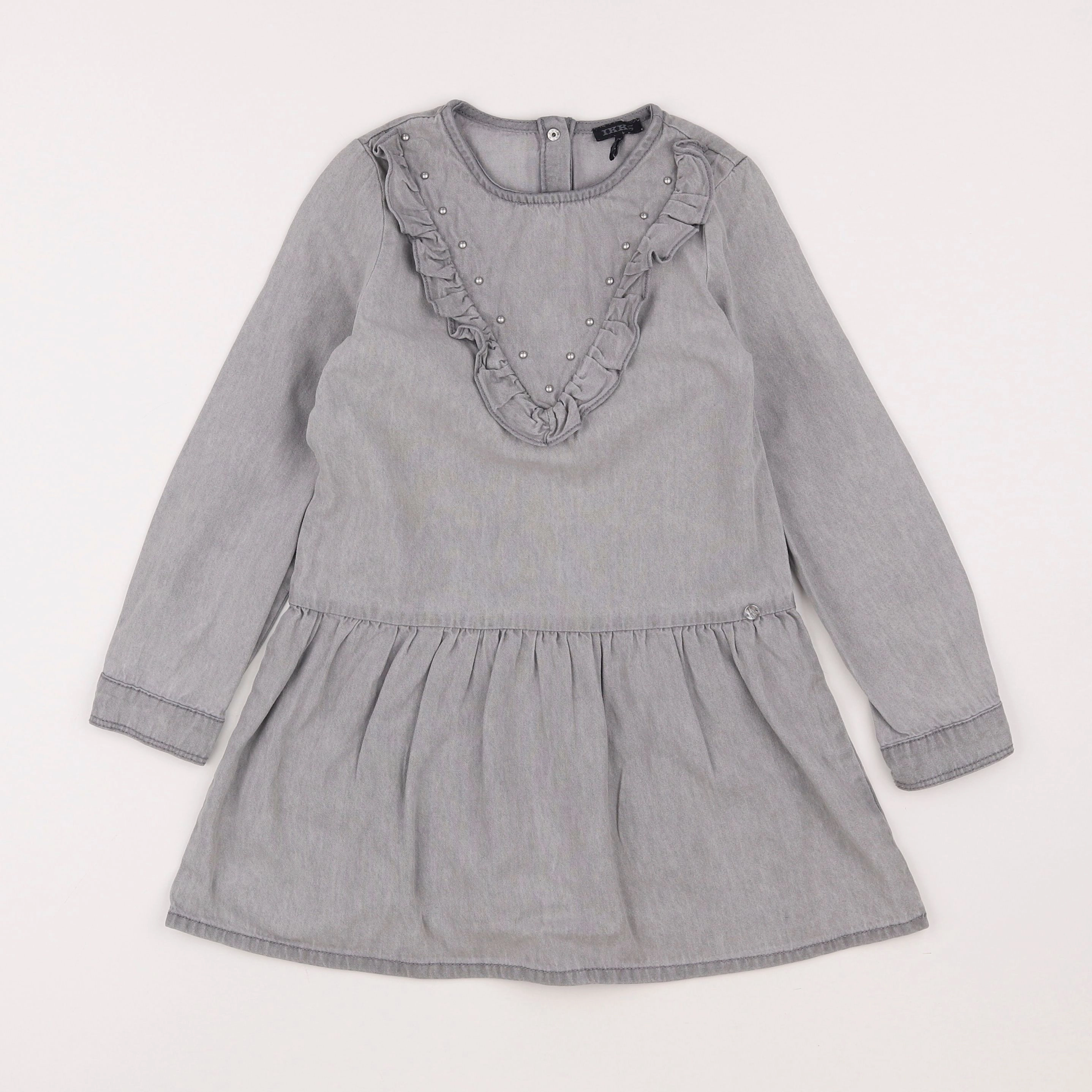 IKKS - robe gris - 6 ans