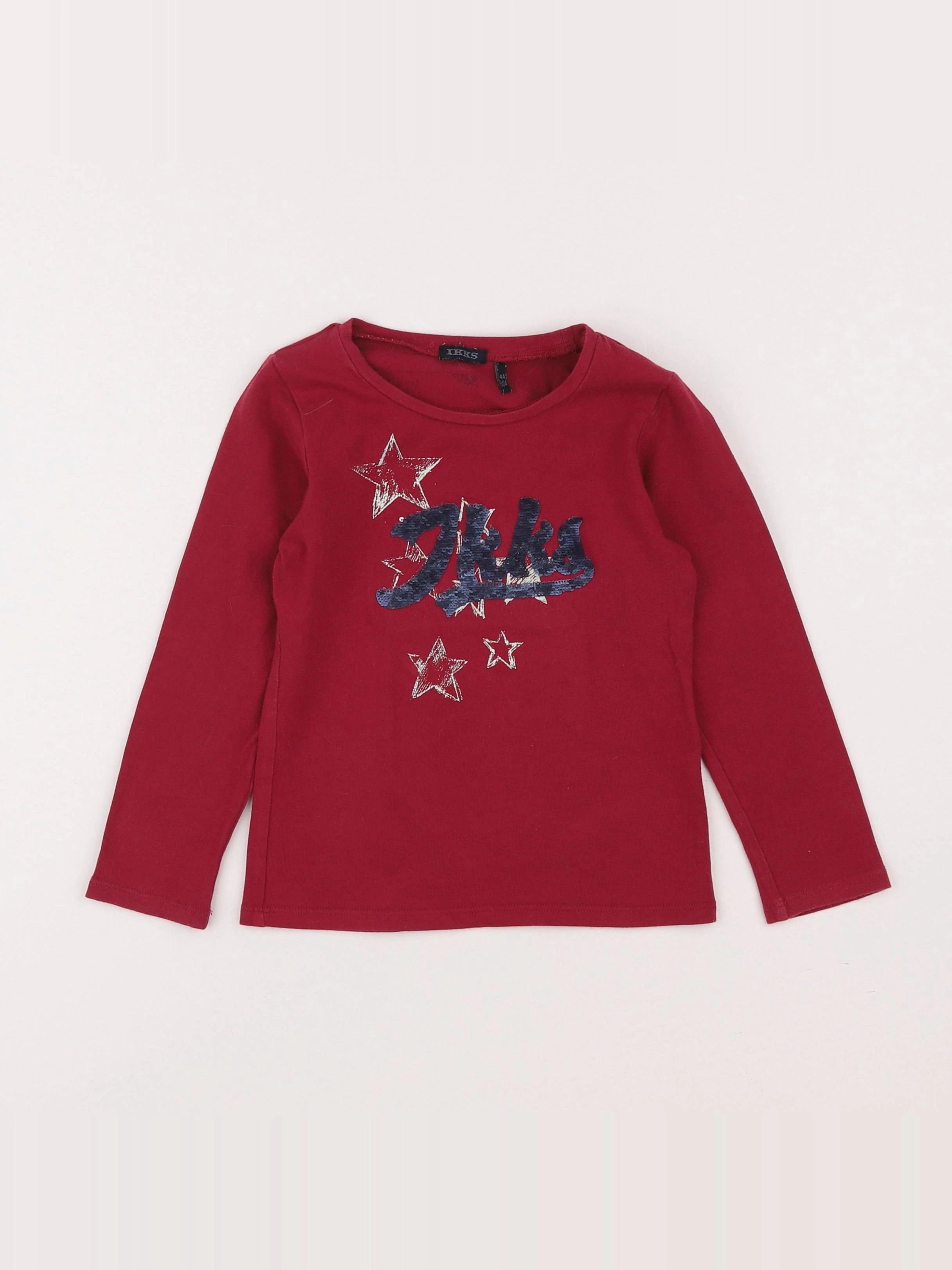 IKKS - tee-shirt rouge - 4 ans