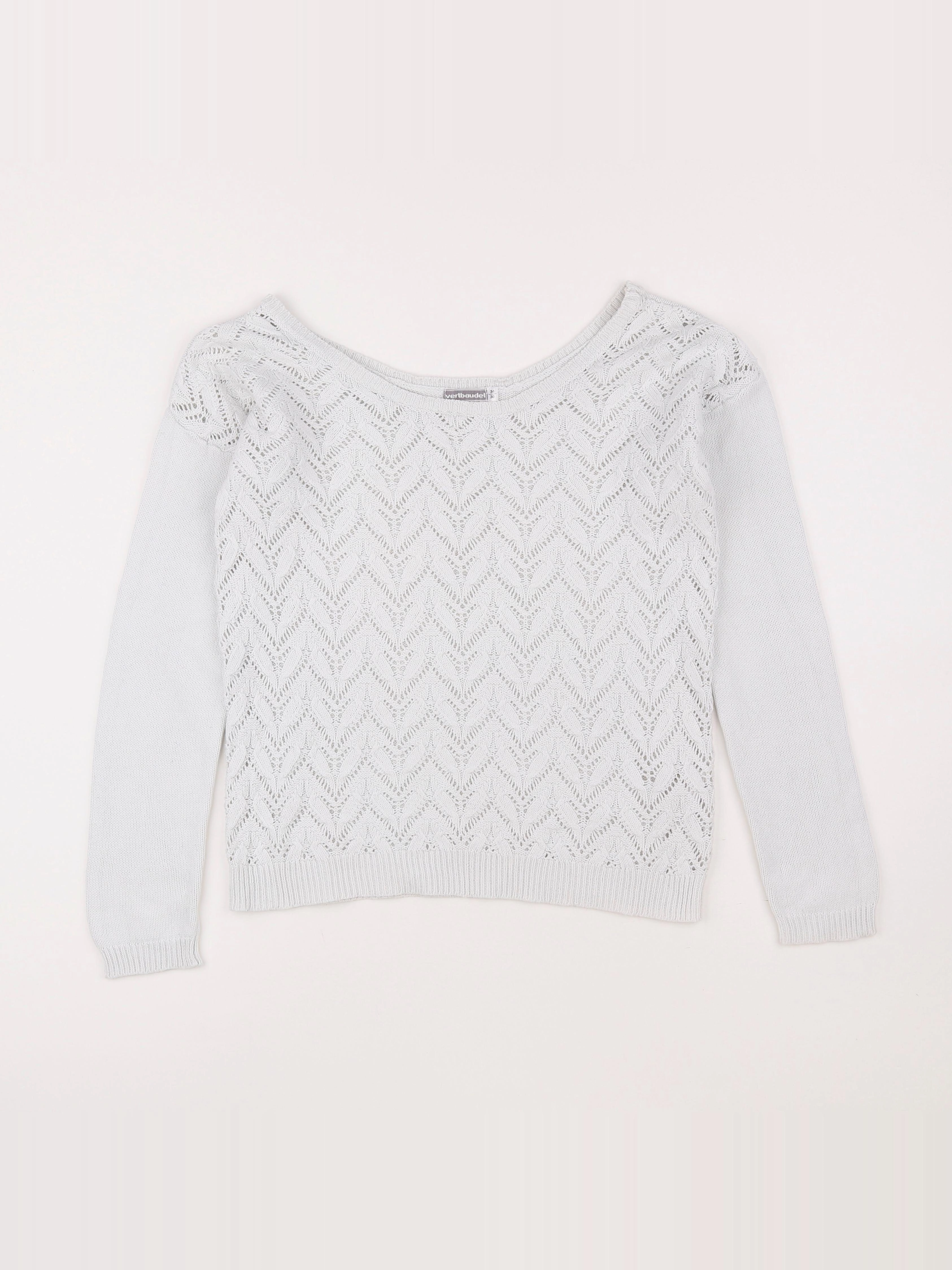 Vertbaudet - pull grossesse blanc - 34 à 36