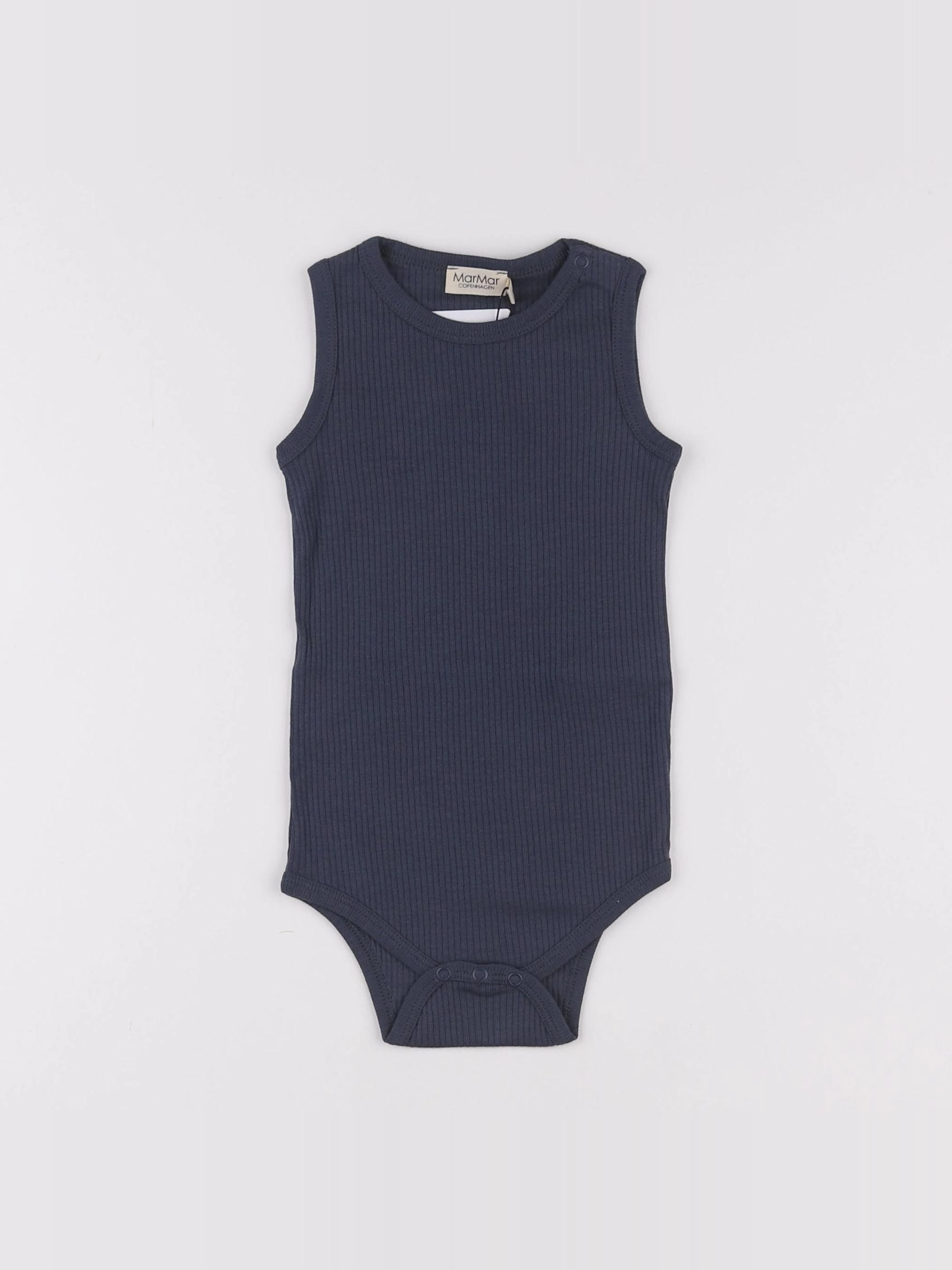 Marmar - Body marcel bleu foncé - 12 mois
