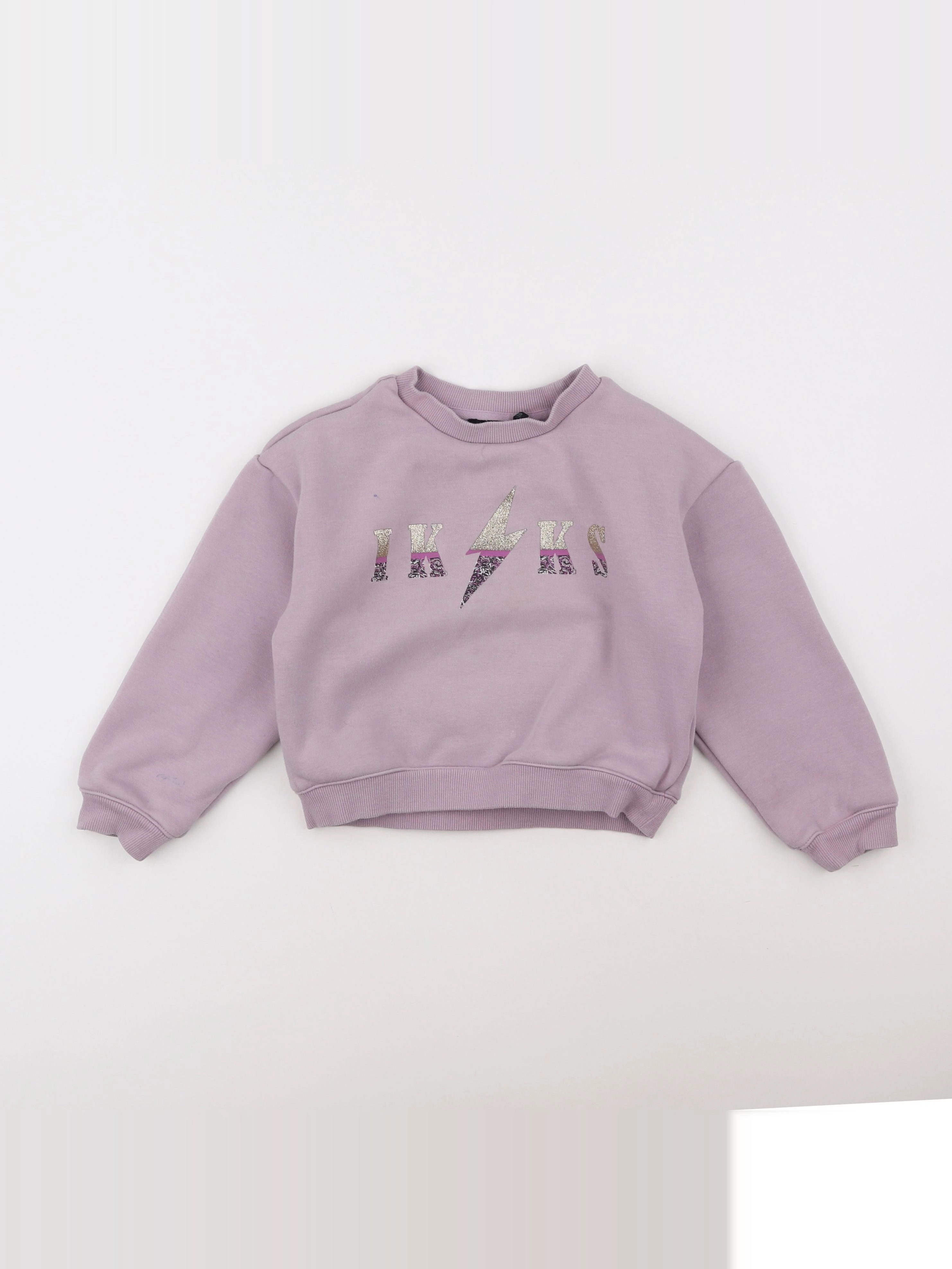 IKKS - sweat violet - 6 ans
