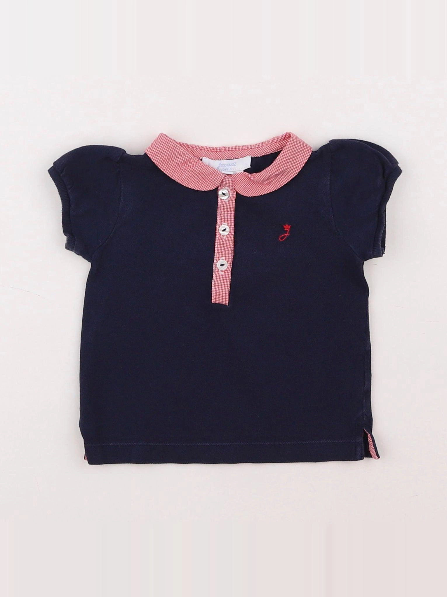Jacadi - polo bleu - 12 mois