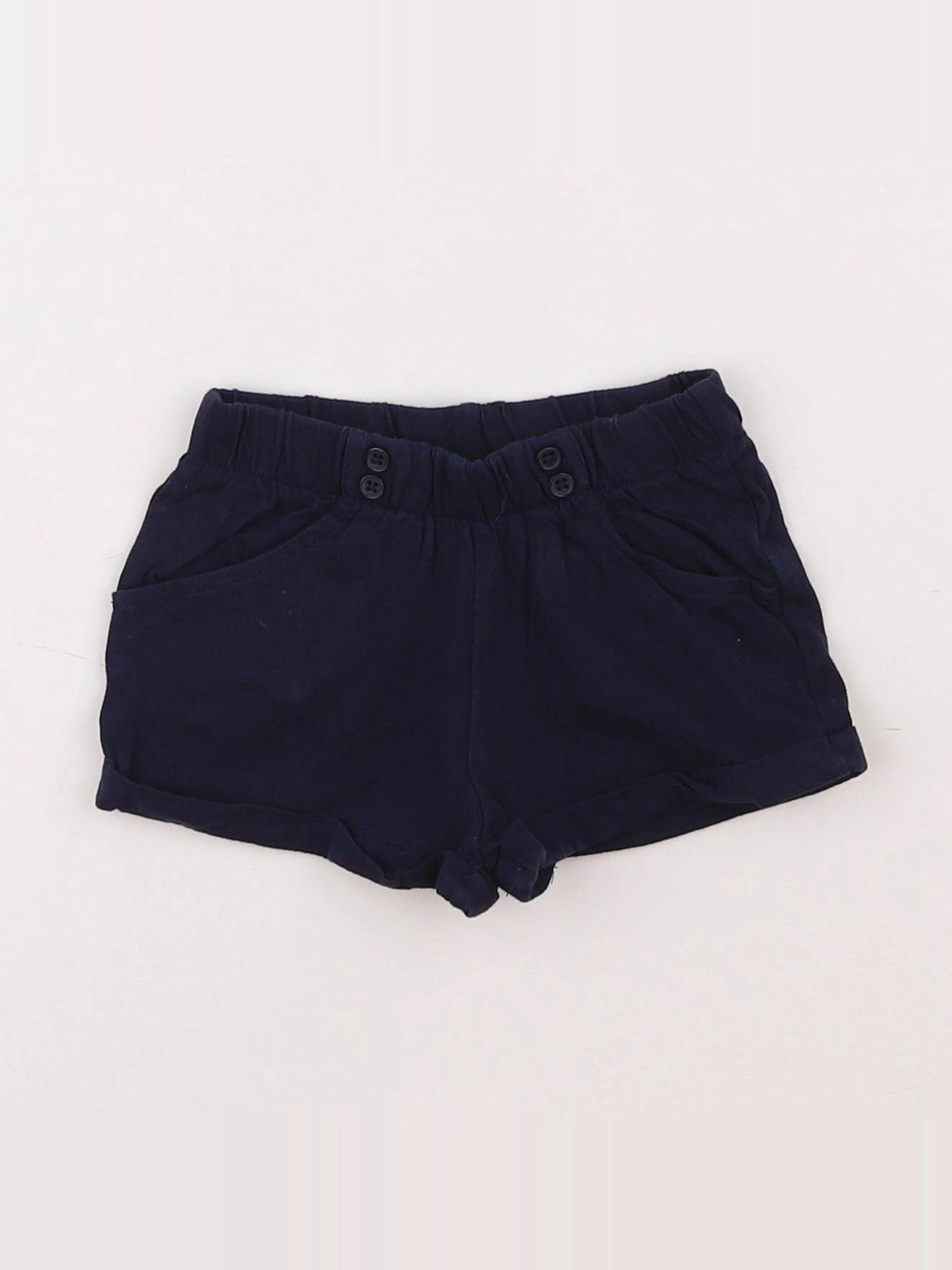 Boutchou - short bleu - 12 mois