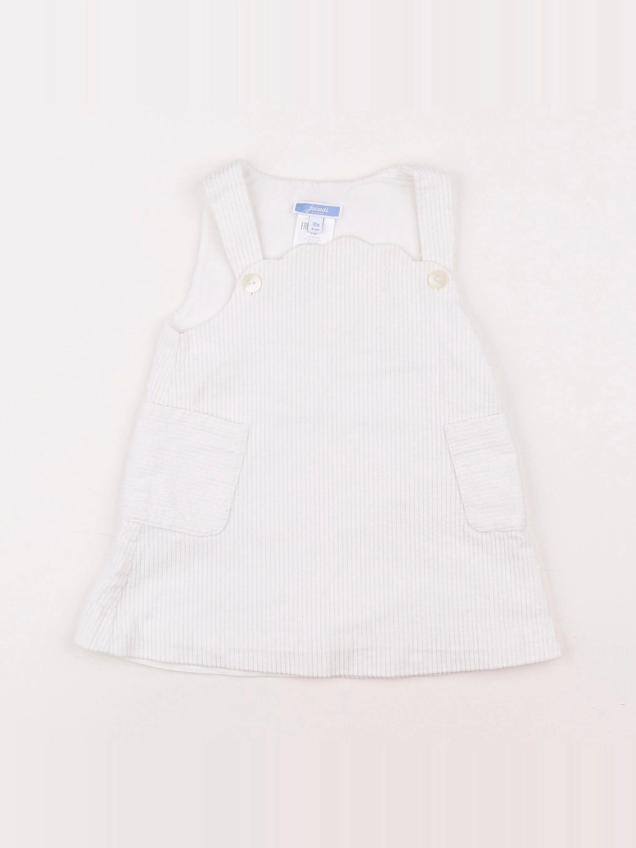 Jacadi - robe blanc - 18 mois