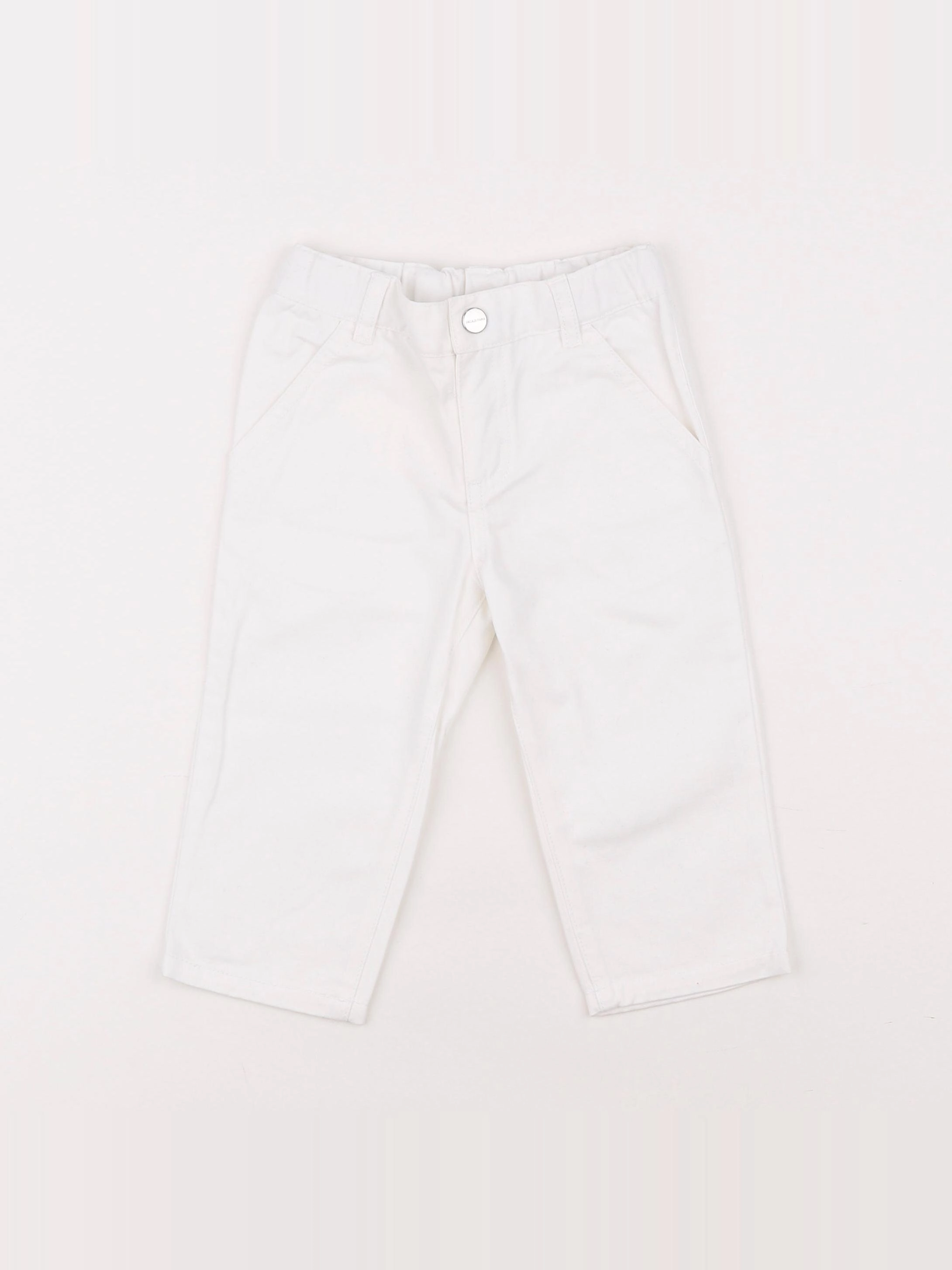 Jacadi - pantalon blanc - 18 mois