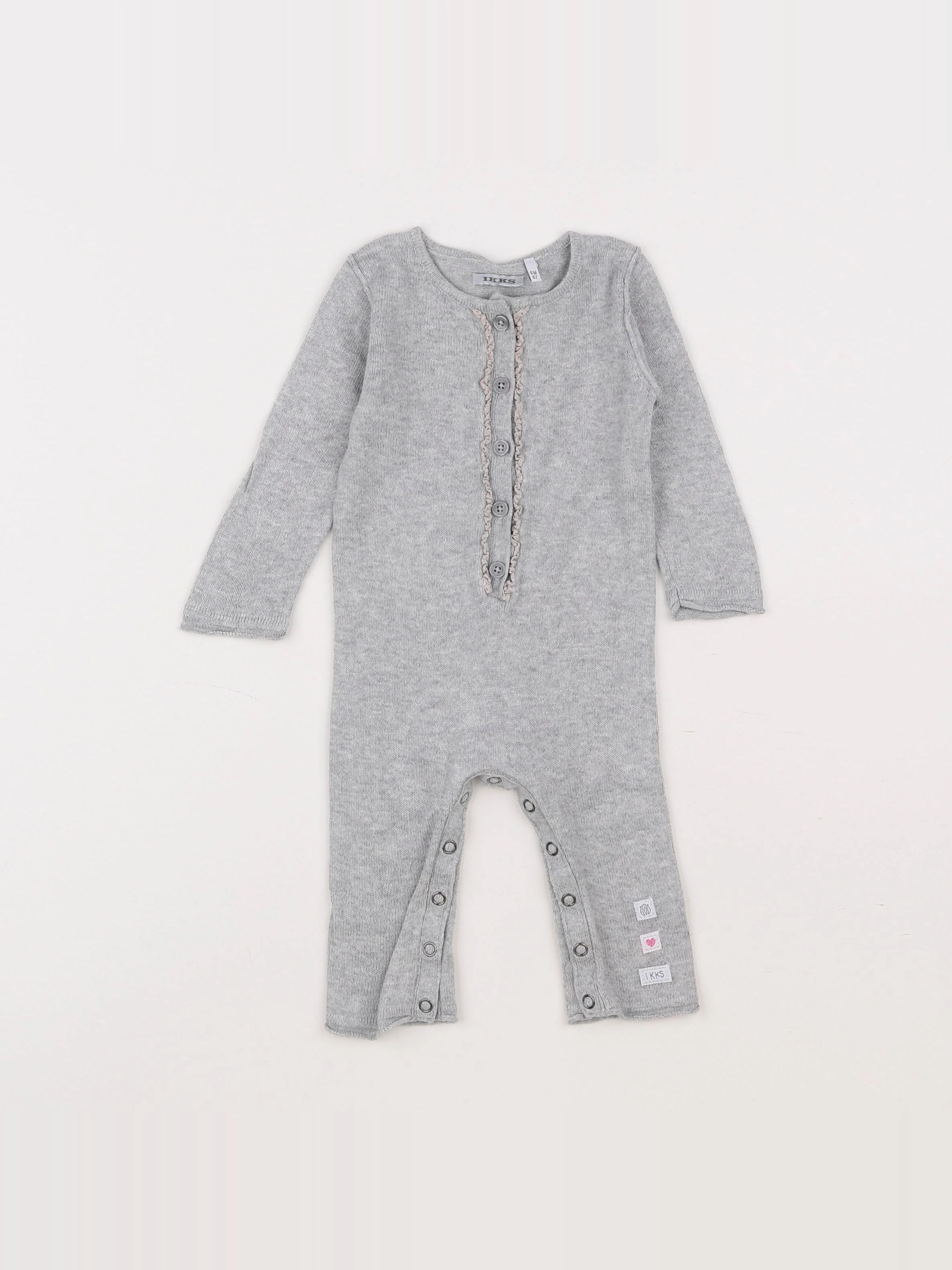 IKKS - combinaison gris - 6 mois