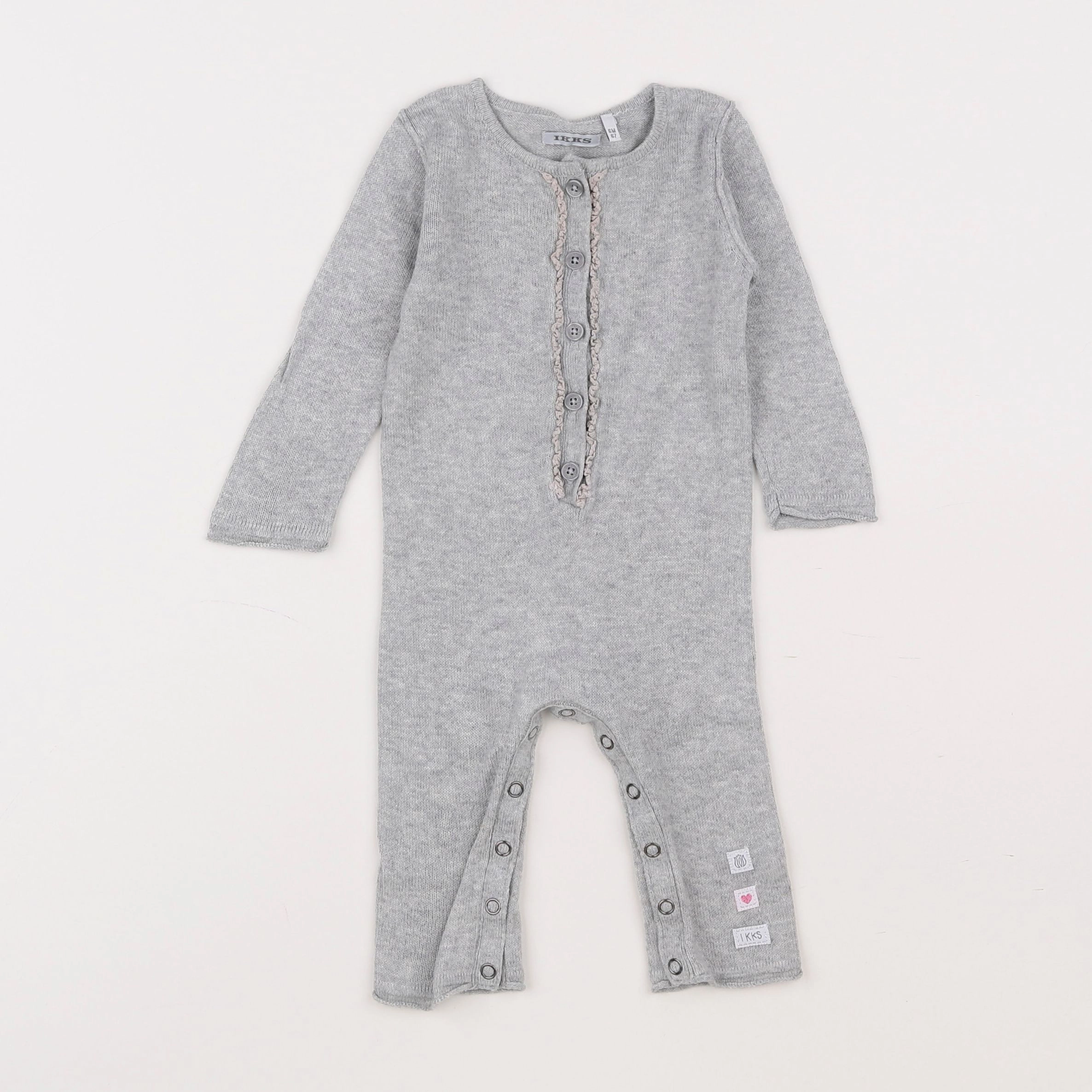 IKKS - combinaison gris - 6 mois