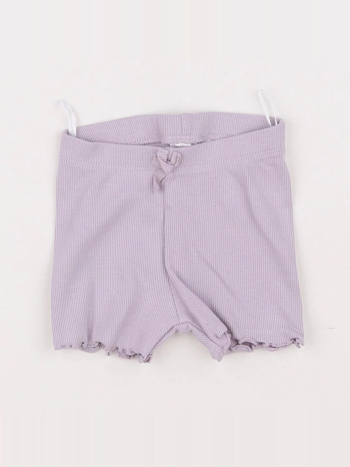H&M - short violet - 3/6 mois