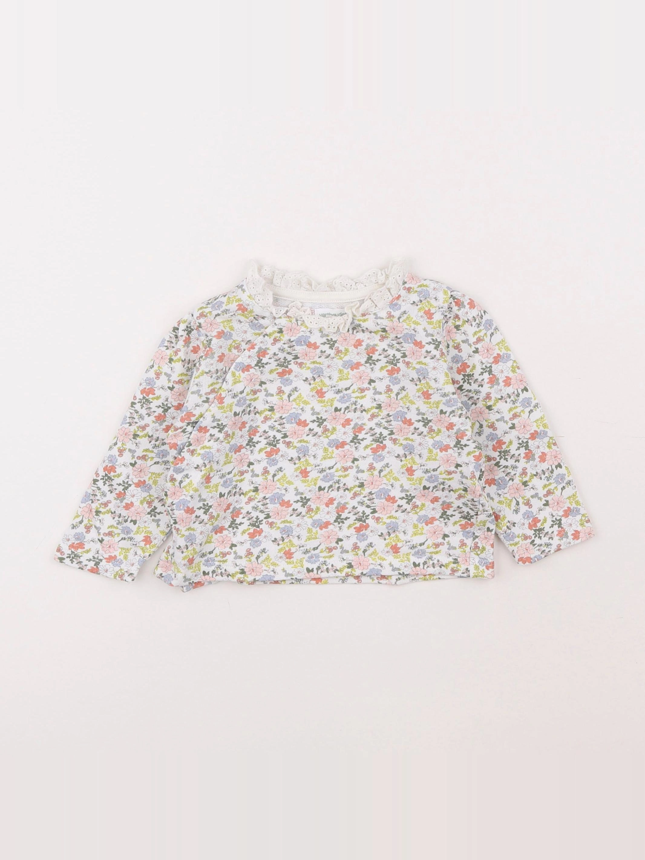 Vertbaudet - tee-shirt multicolore - 6 mois