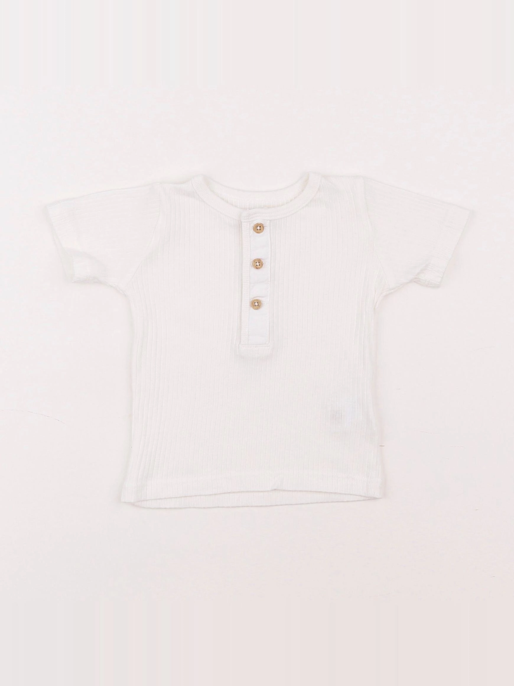 Boutchou - tee-shirt blanc - 6 mois