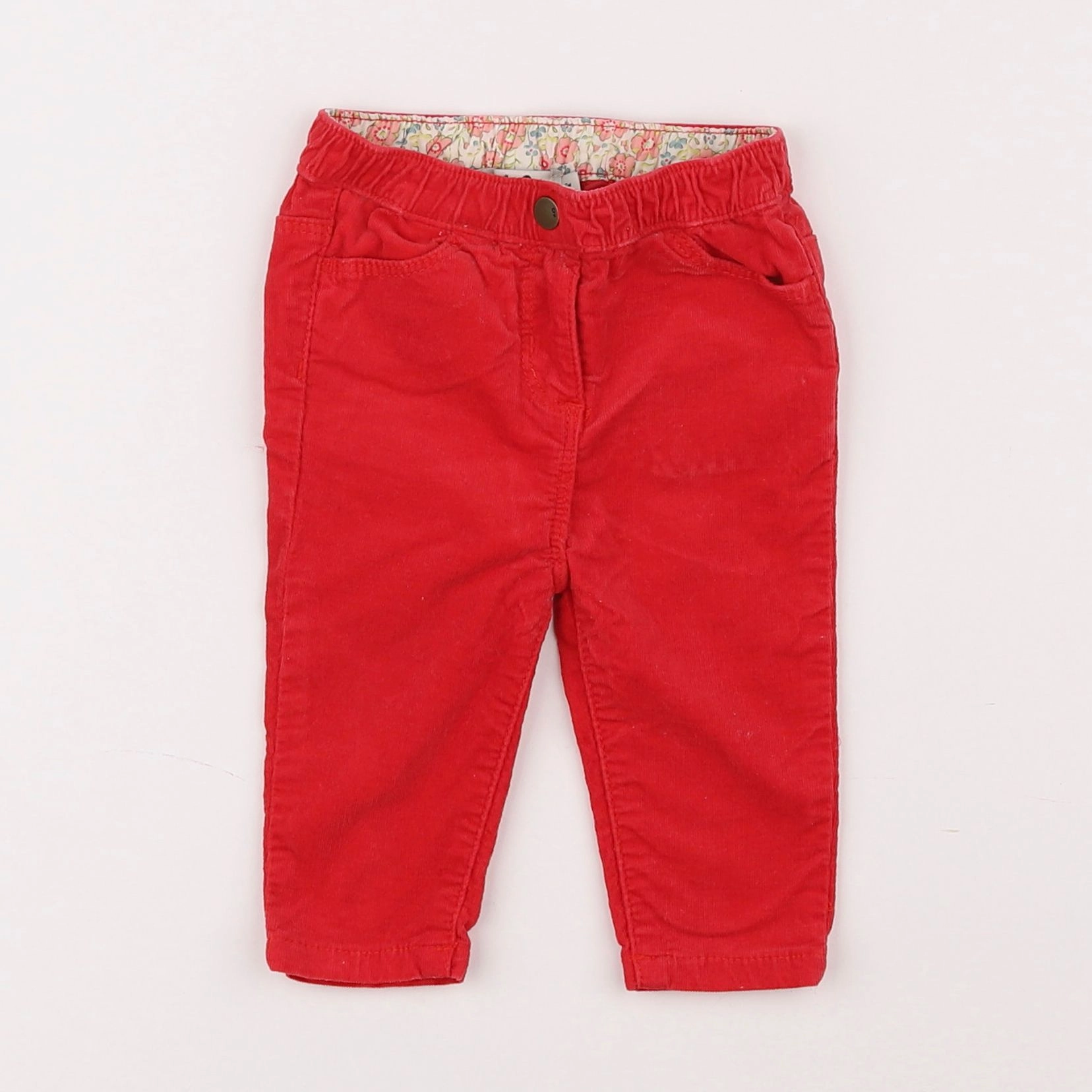 Cyrillus - pantalon rouge - 6 mois