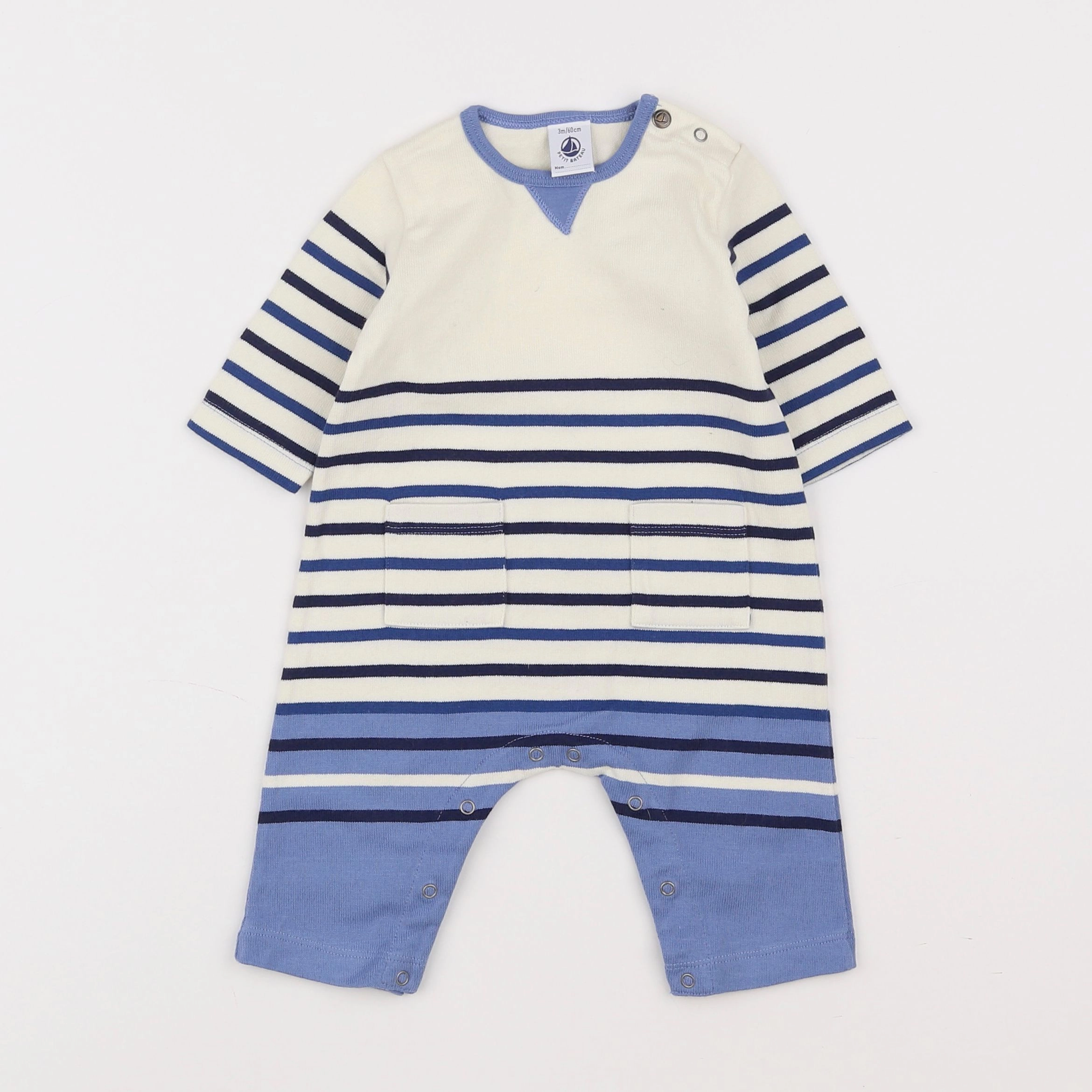Petit Bateau - combinaison multicolore - 3 mois