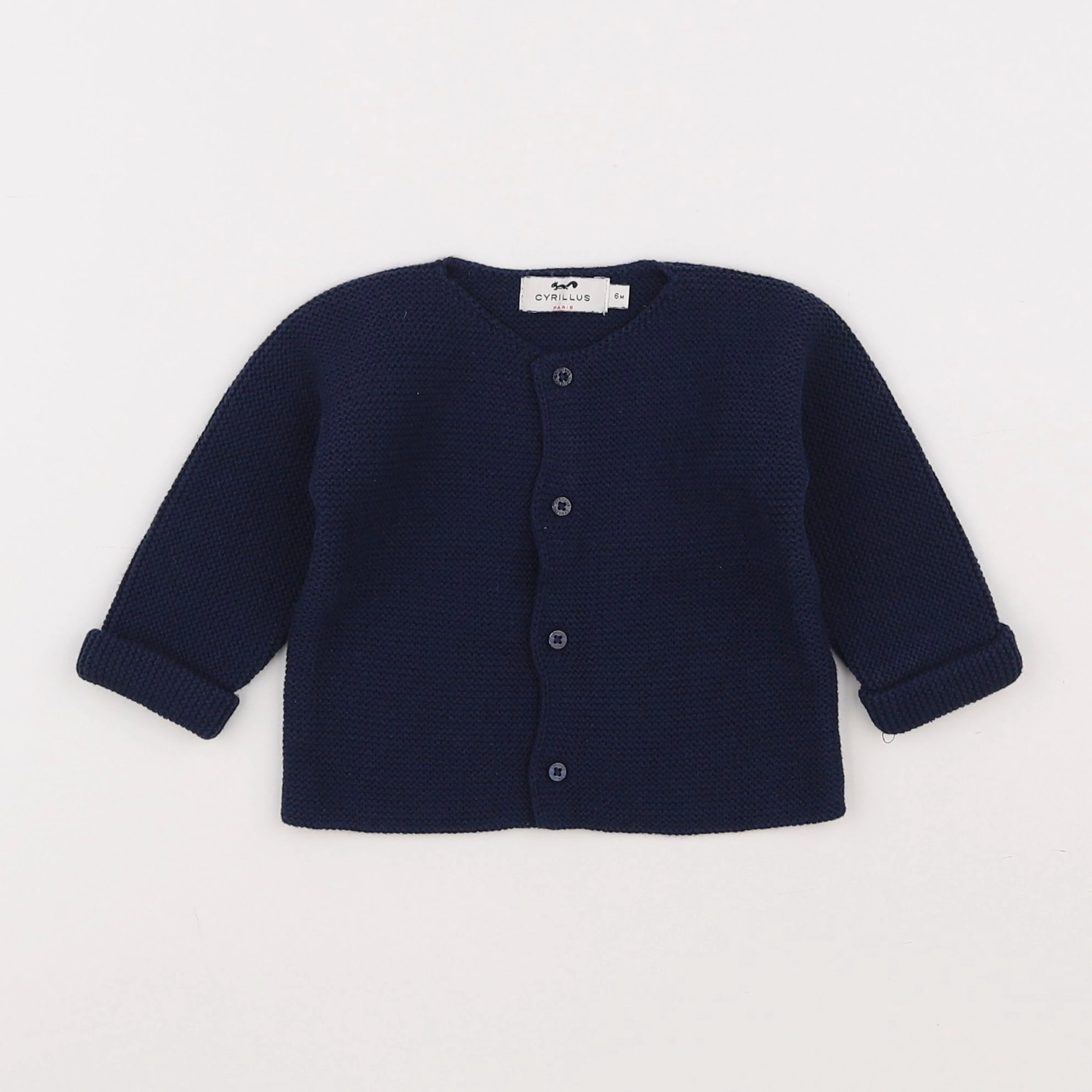 Cyrillus - gilet bleu - 6 mois