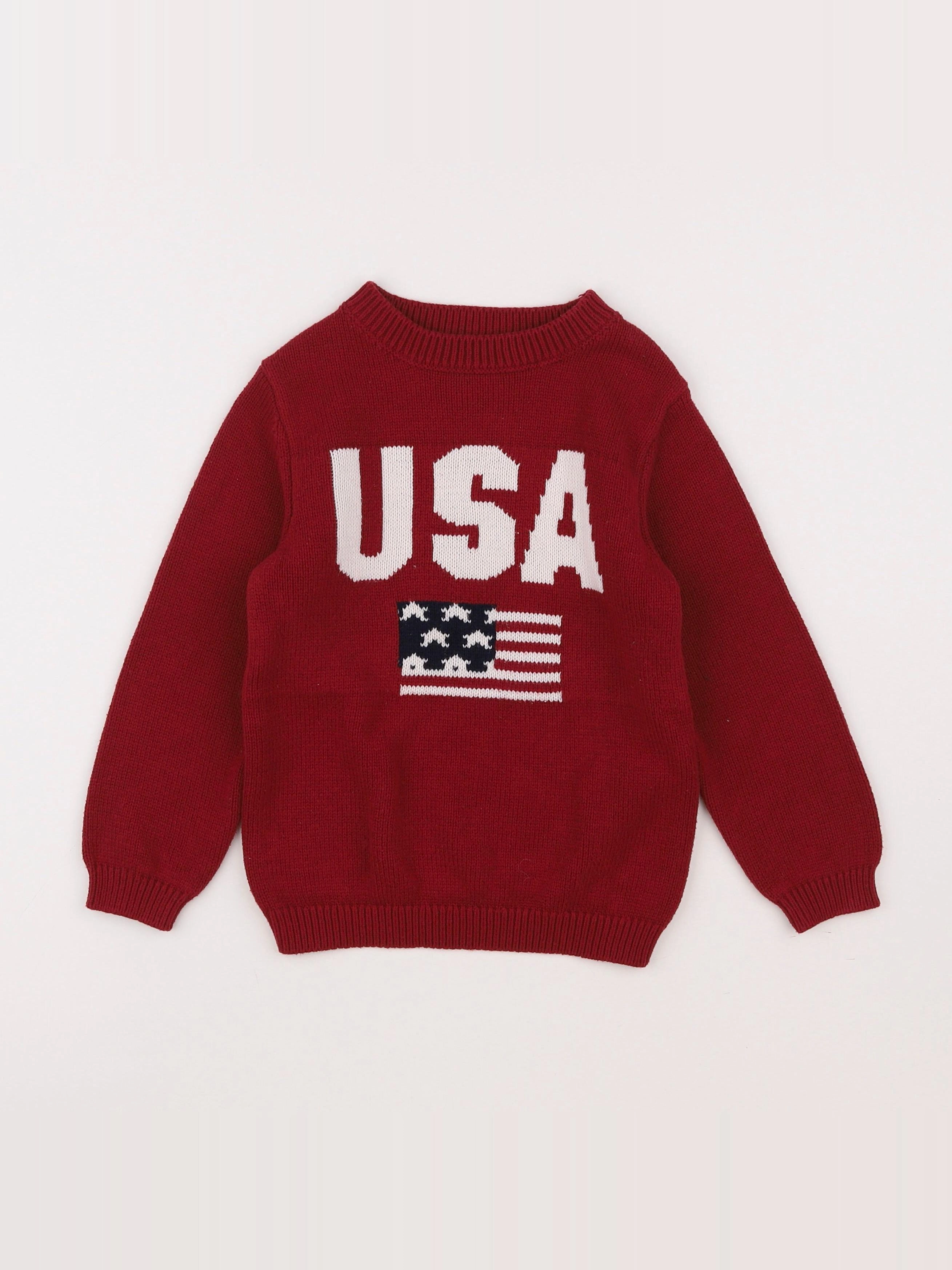 Sfera - pull rouge - 5/6 ans
