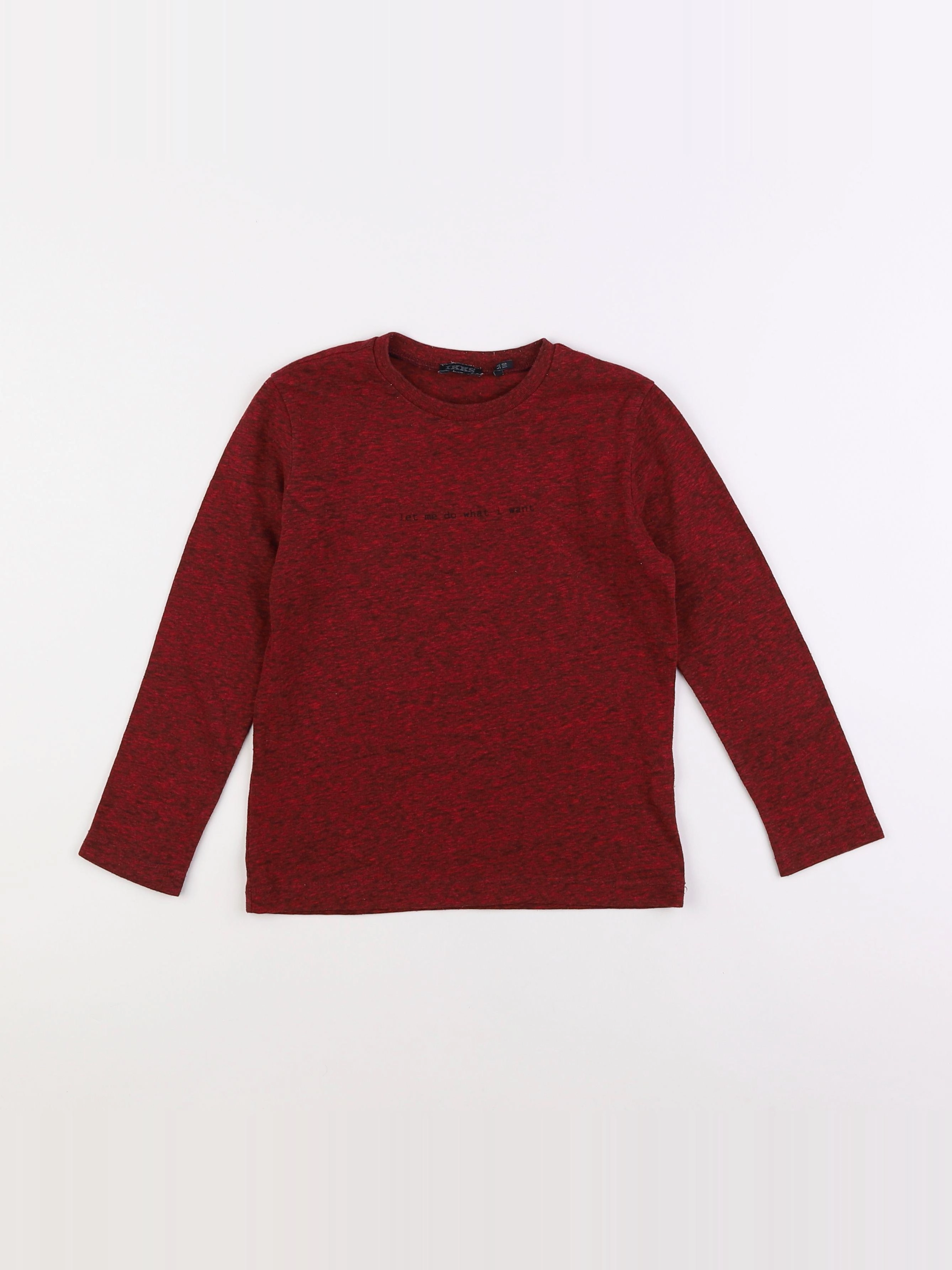 IKKS - tee-shirt rouge - 5 ans