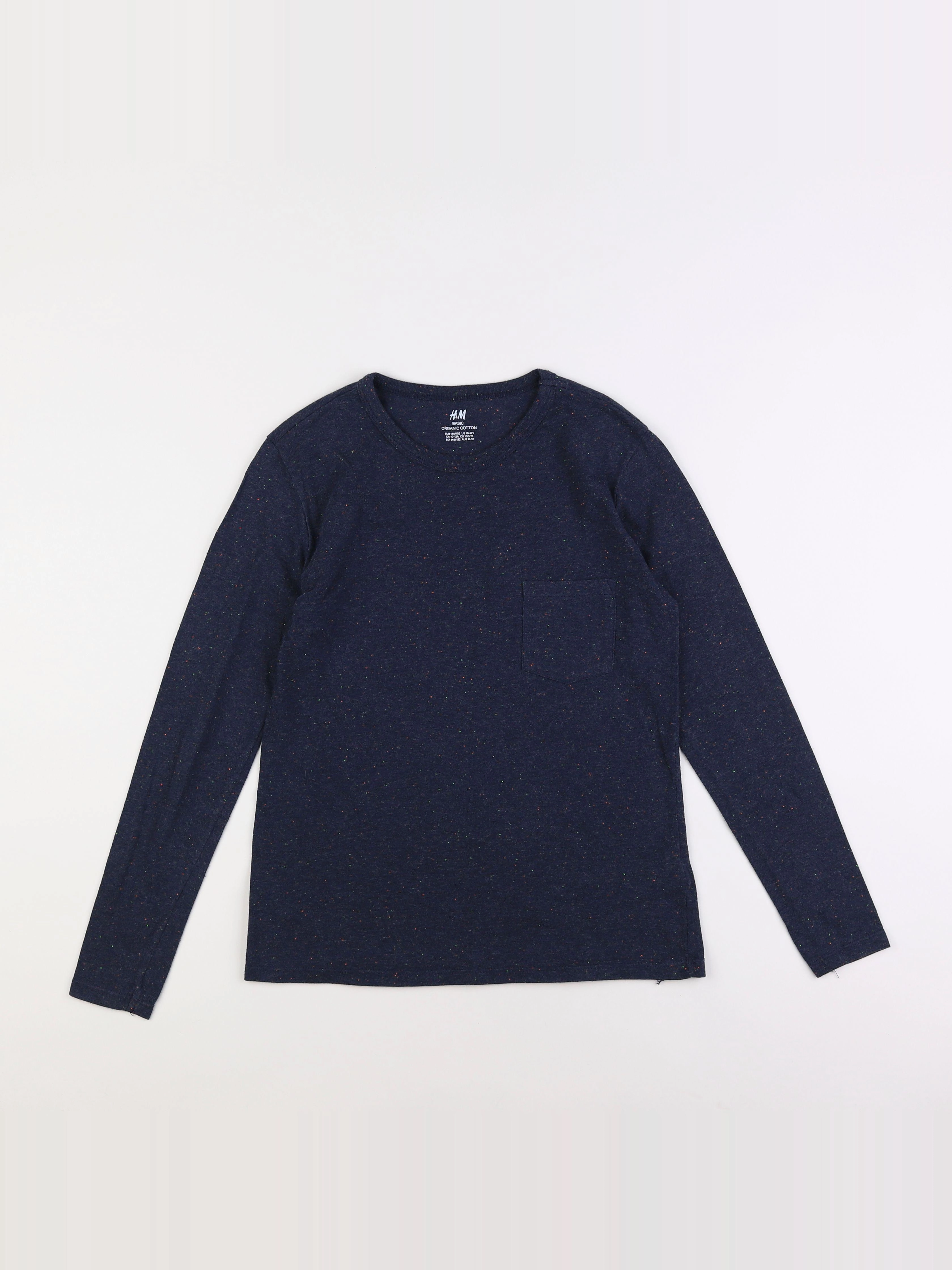 H&M - tee-shirt bleu - 10/12 ans