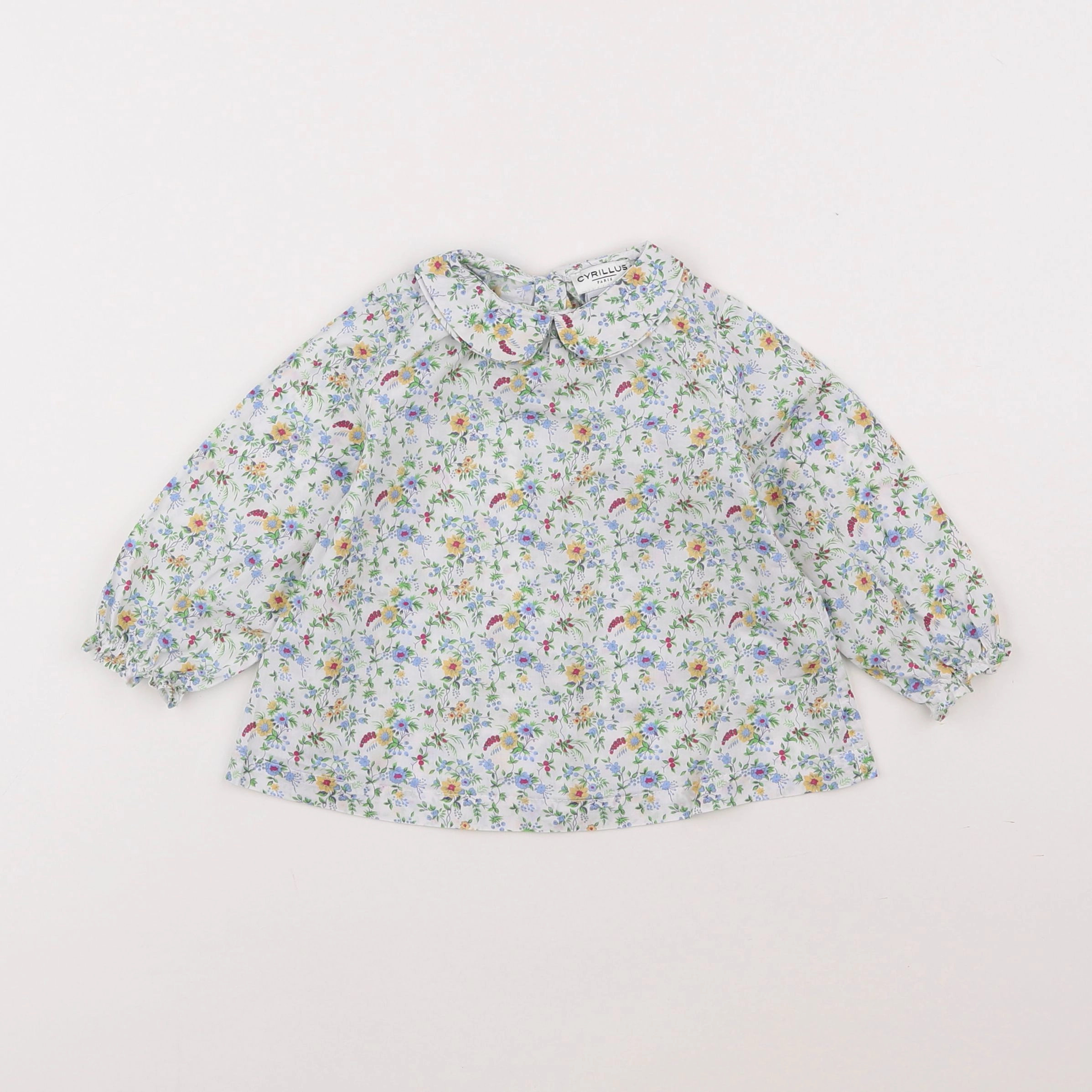 Cyrillus - blouse multicolore - 12 mois