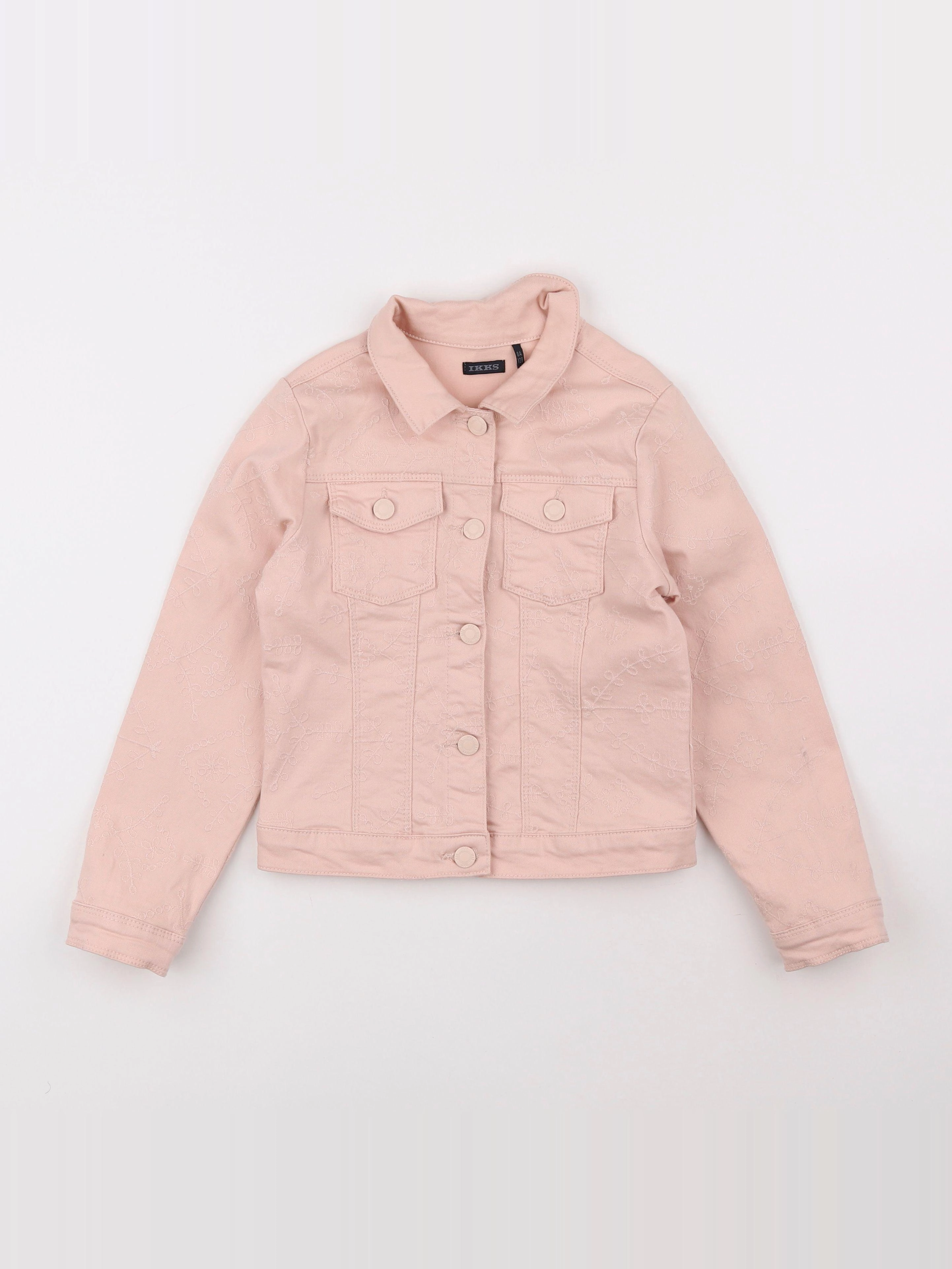 IKKS - veste rose - 8 ans