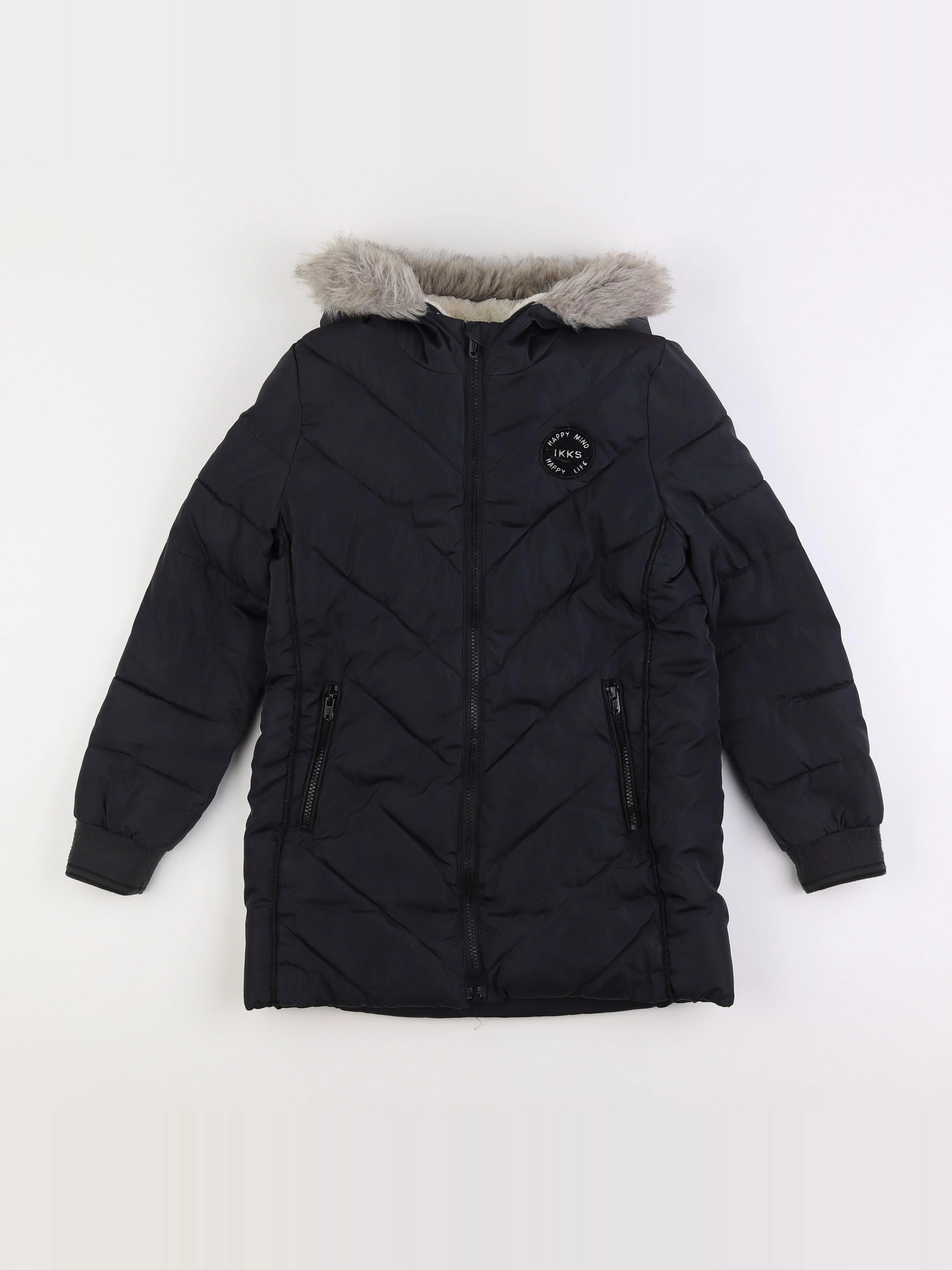 IKKS - doudoune noir - 10 ans