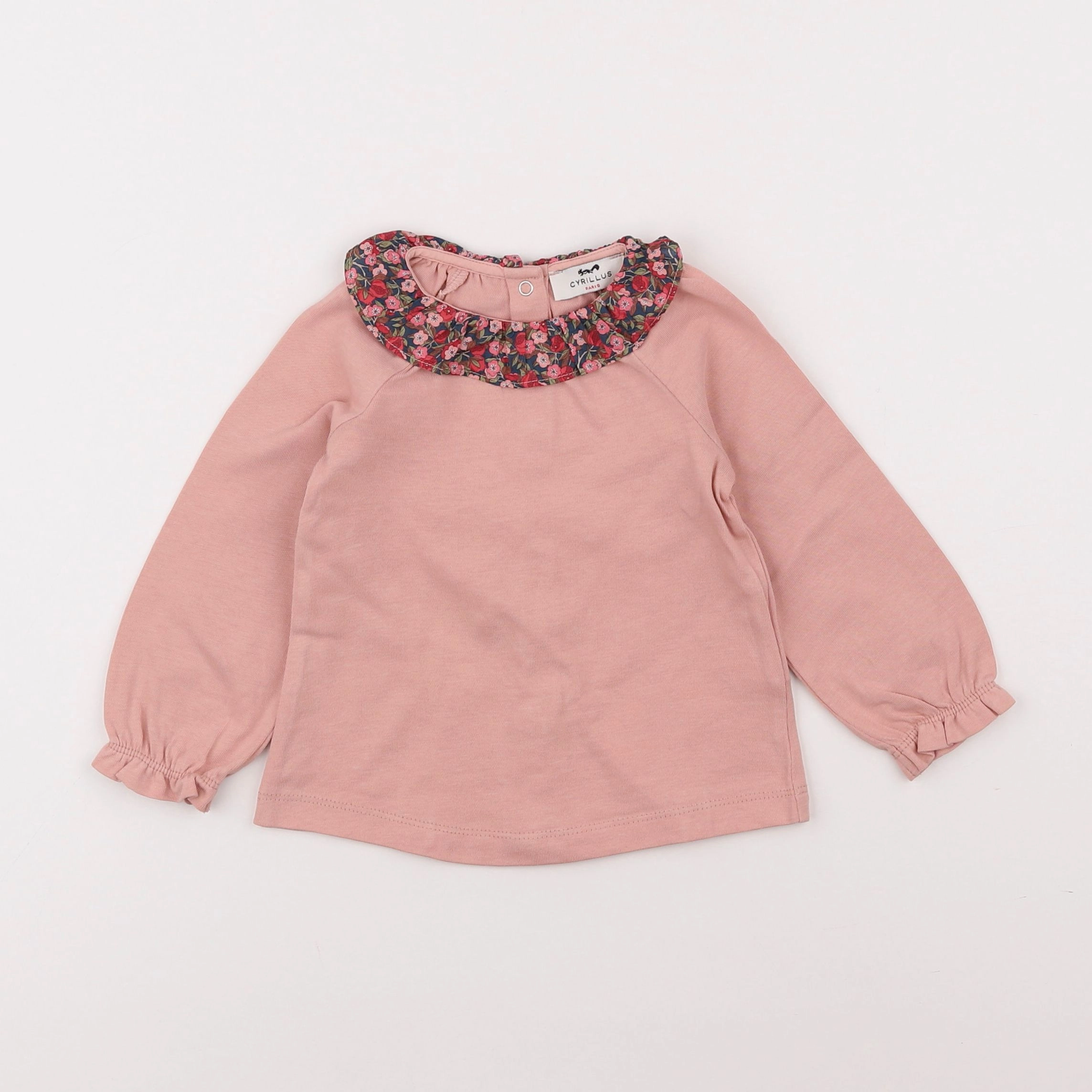 Cyrillus - tee-shirt rose - 18 mois