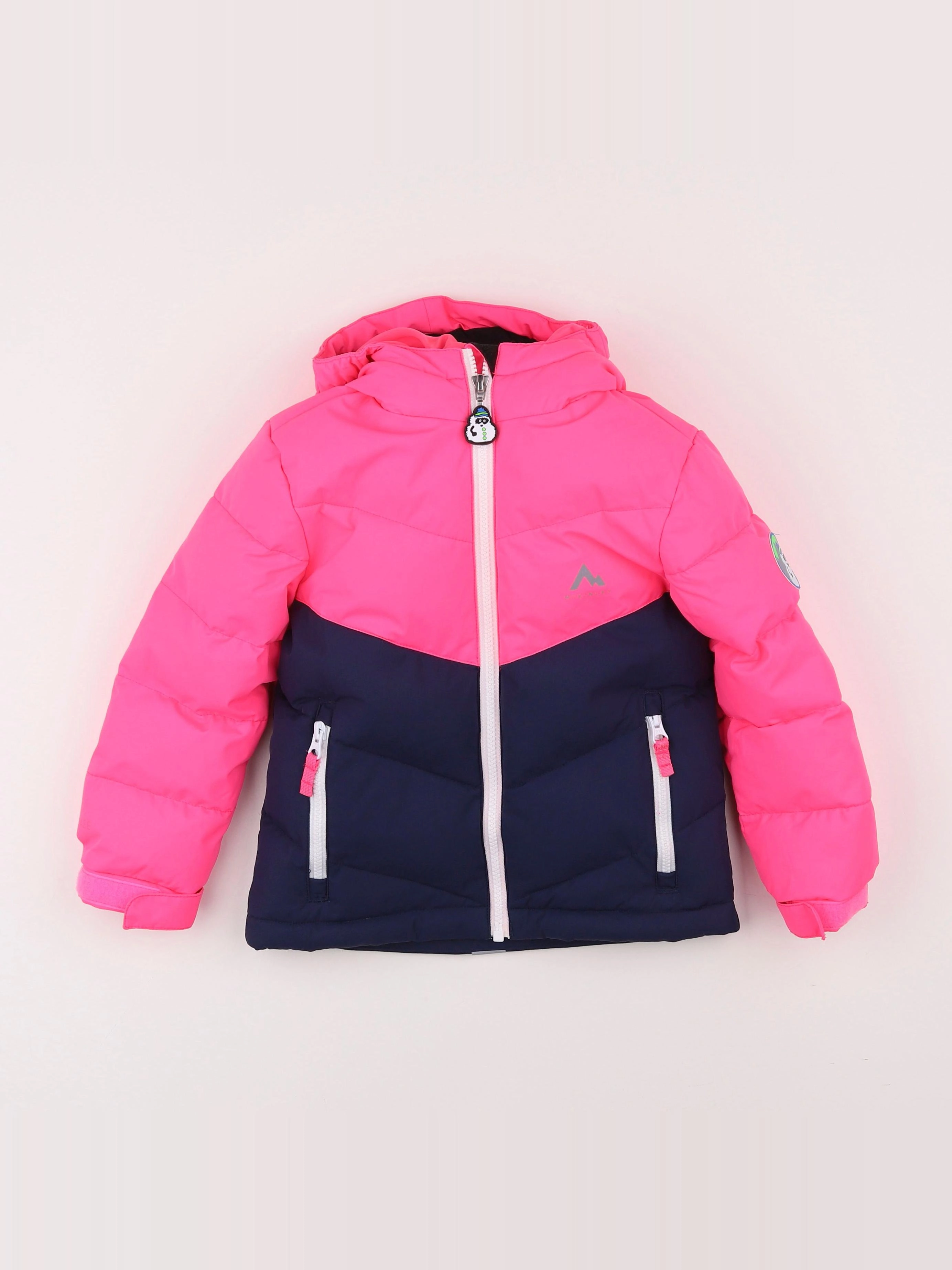 Decathlon ski - manteau de ski rose fluo - 4 ans