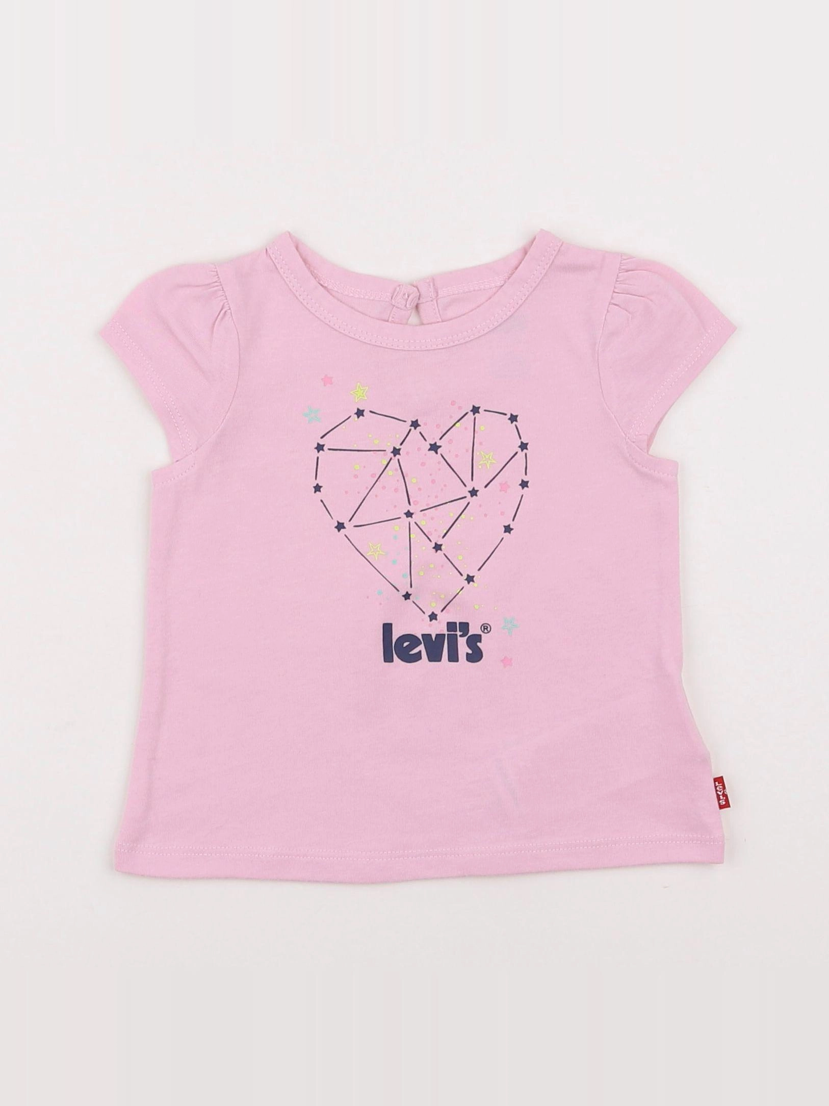 Levi's - tee-shirt rose - 12 mois