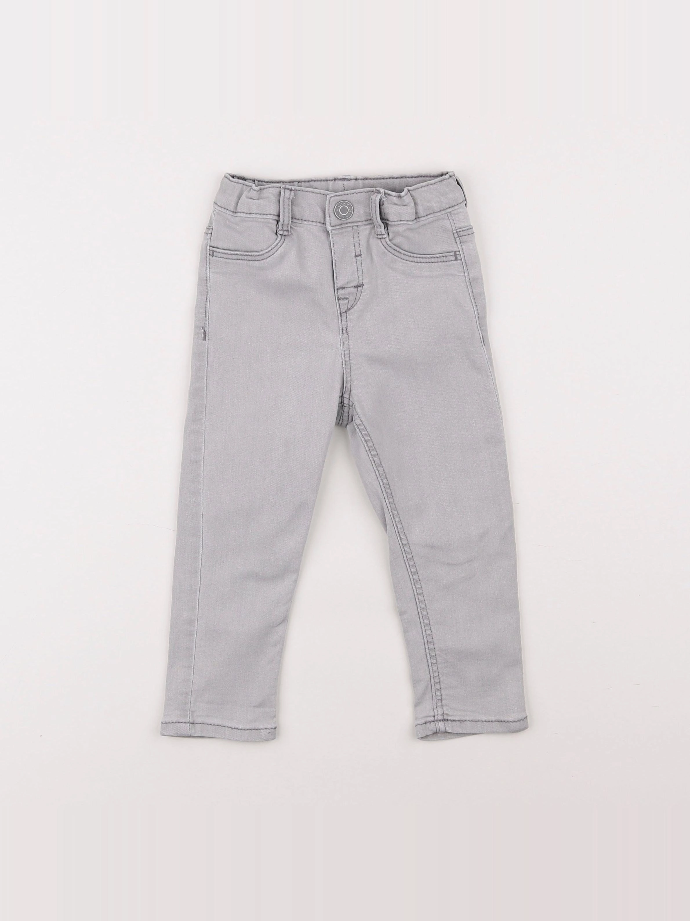 H&M - jean gris - 12/18 mois