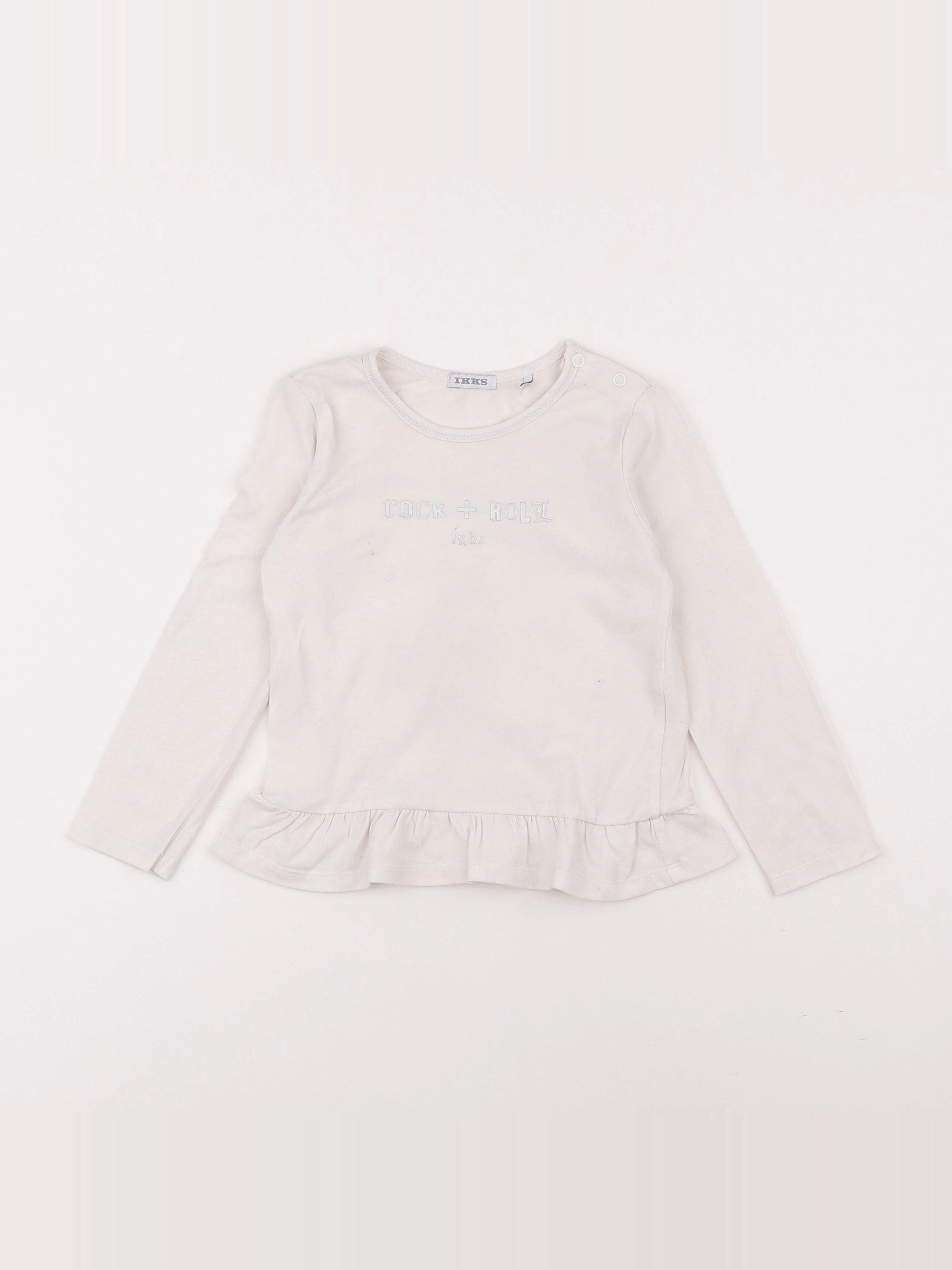 IKKS - tee-shirt beige - 3 ans