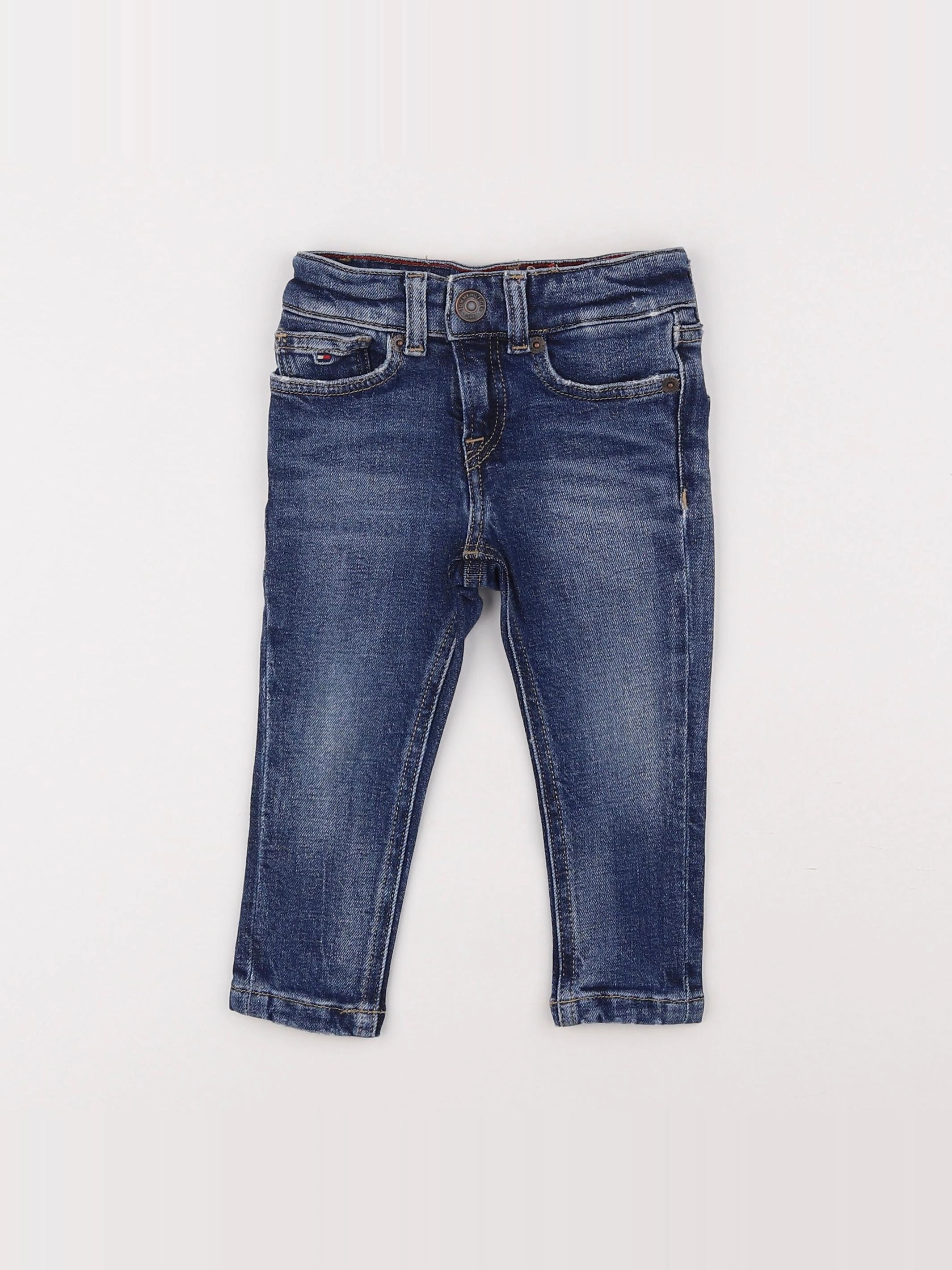 Tommy Hilfiger - jean bleu - 9/12 mois