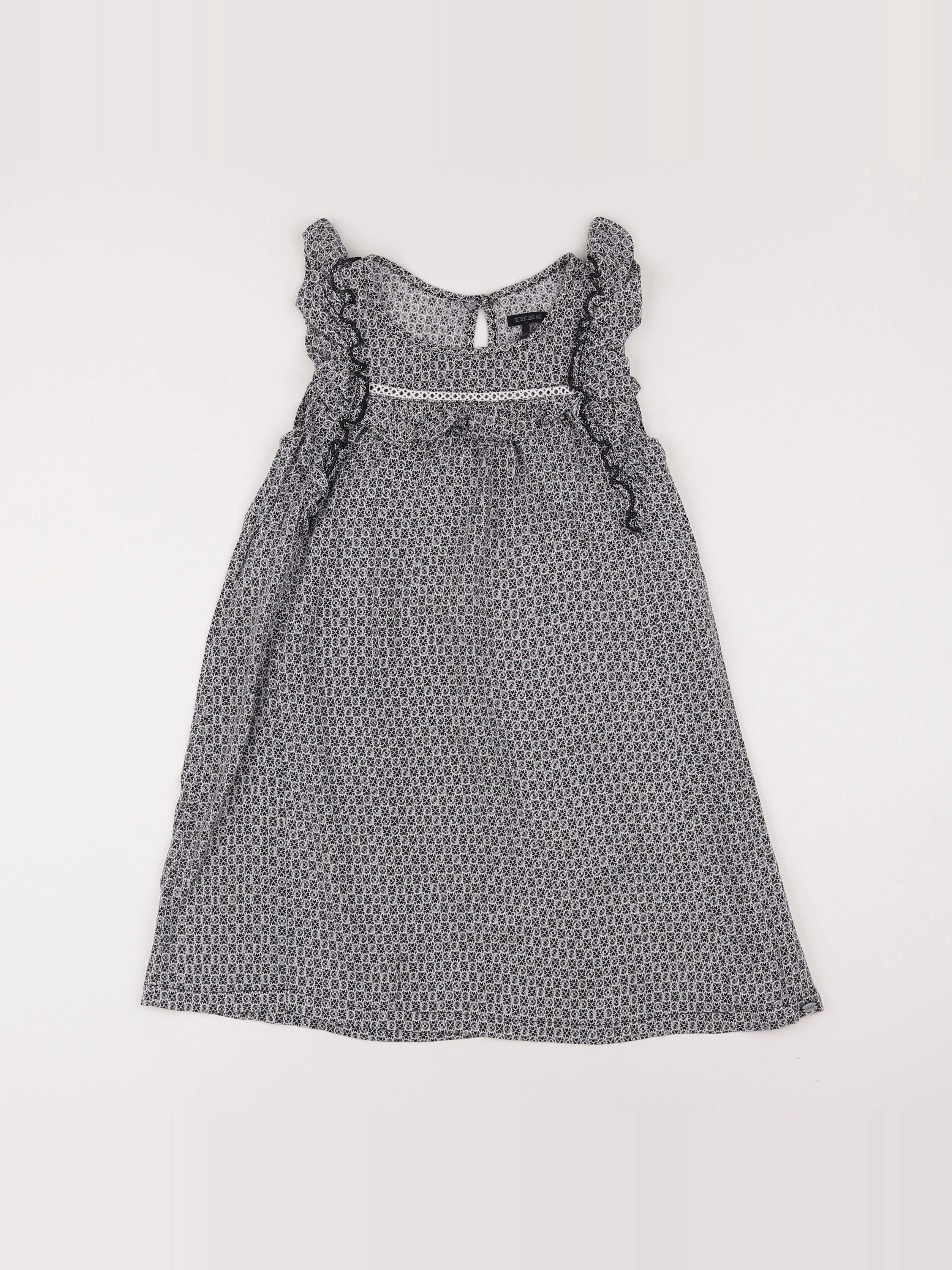 IKKS - robe gris - 8 ans