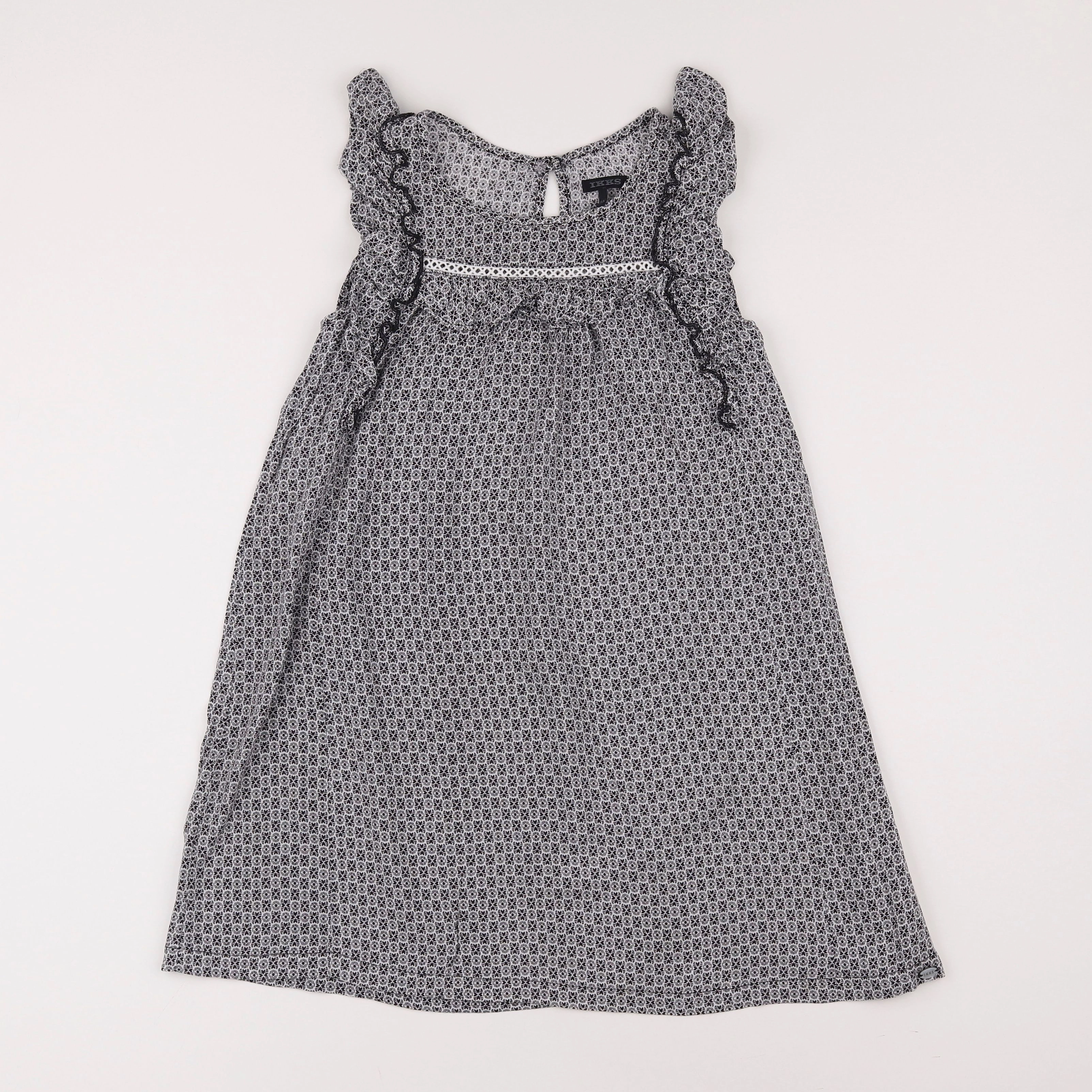 IKKS - robe gris - 8 ans