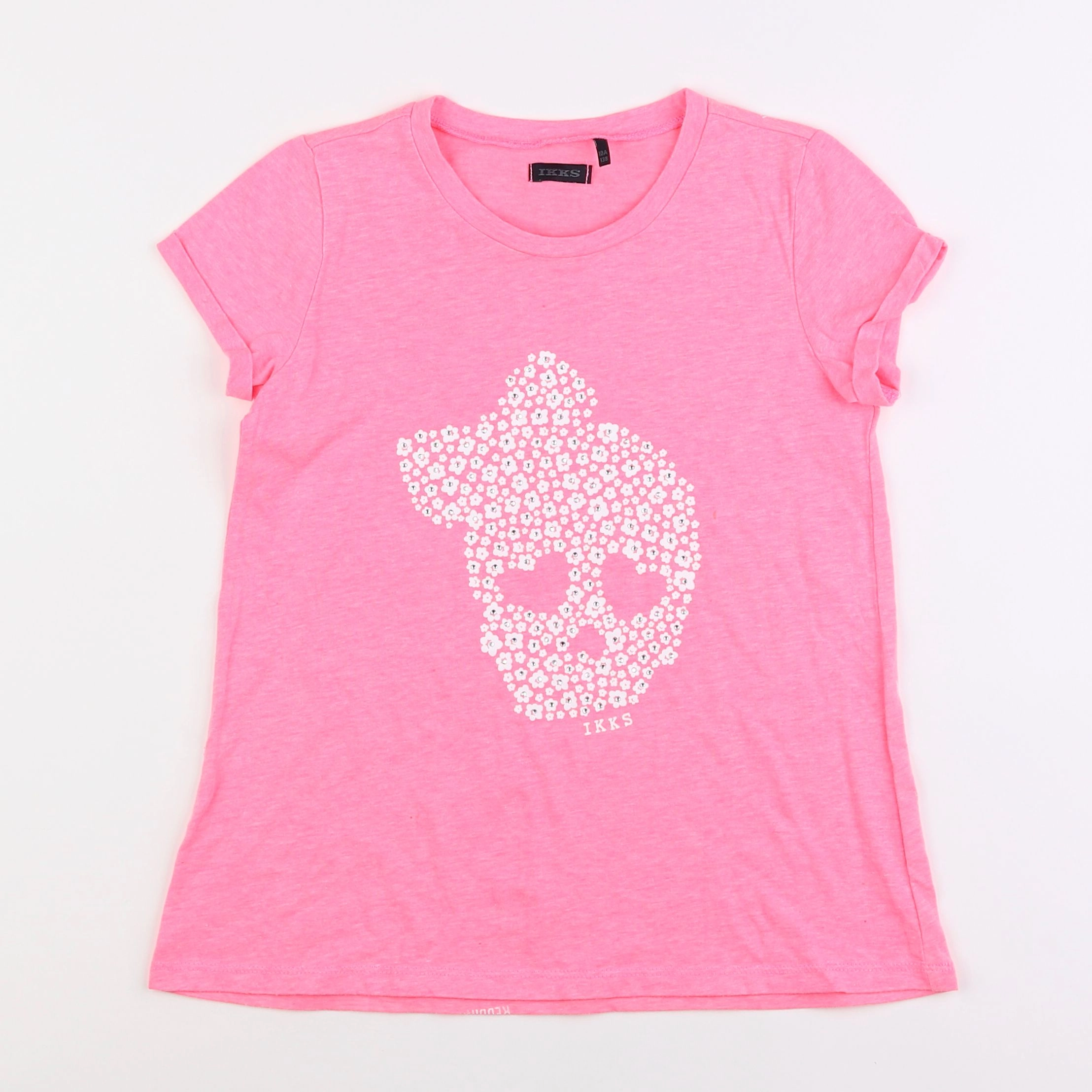 IKKS - tee-shirt rose - 10 ans