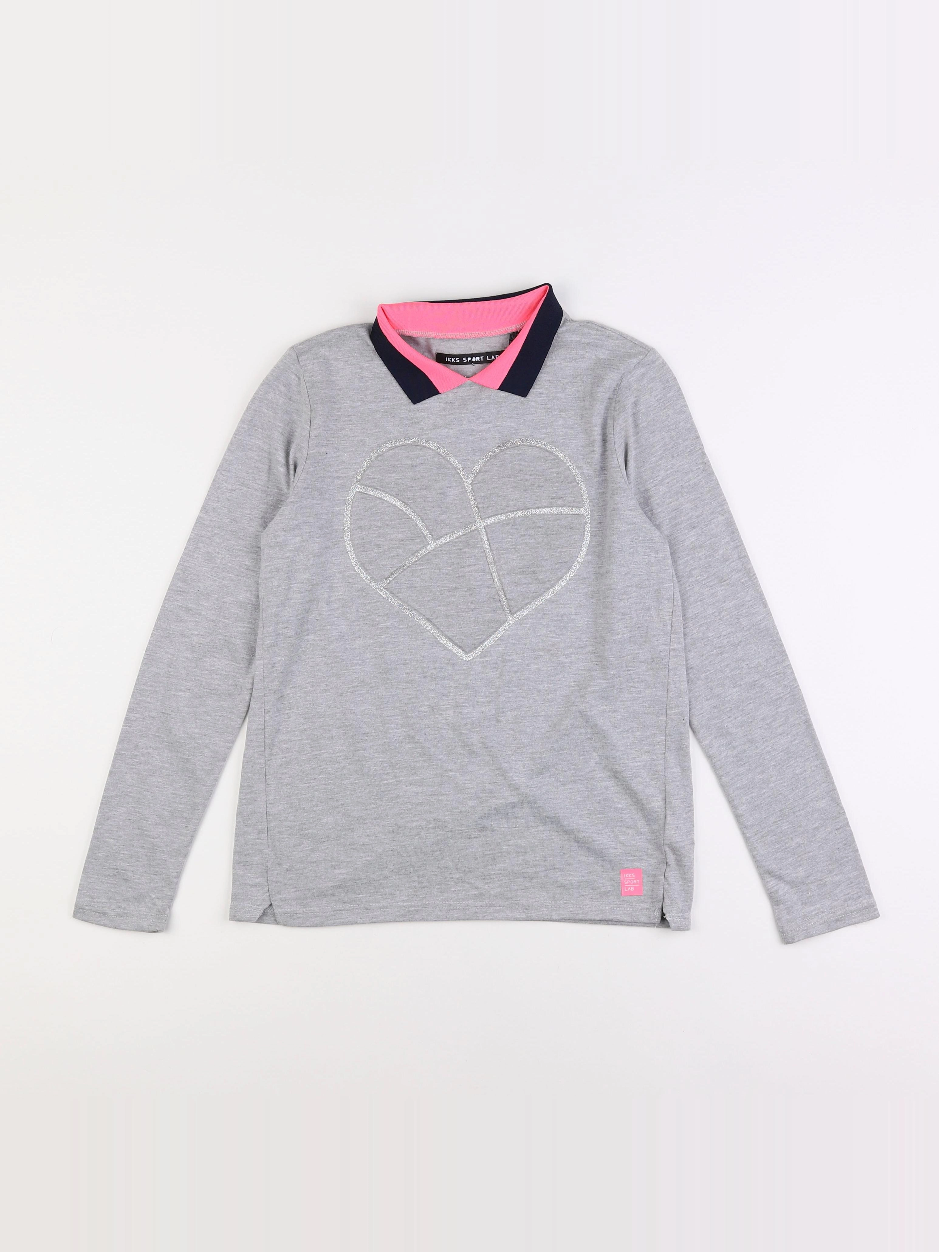 IKKS - polo gris - 12 ans