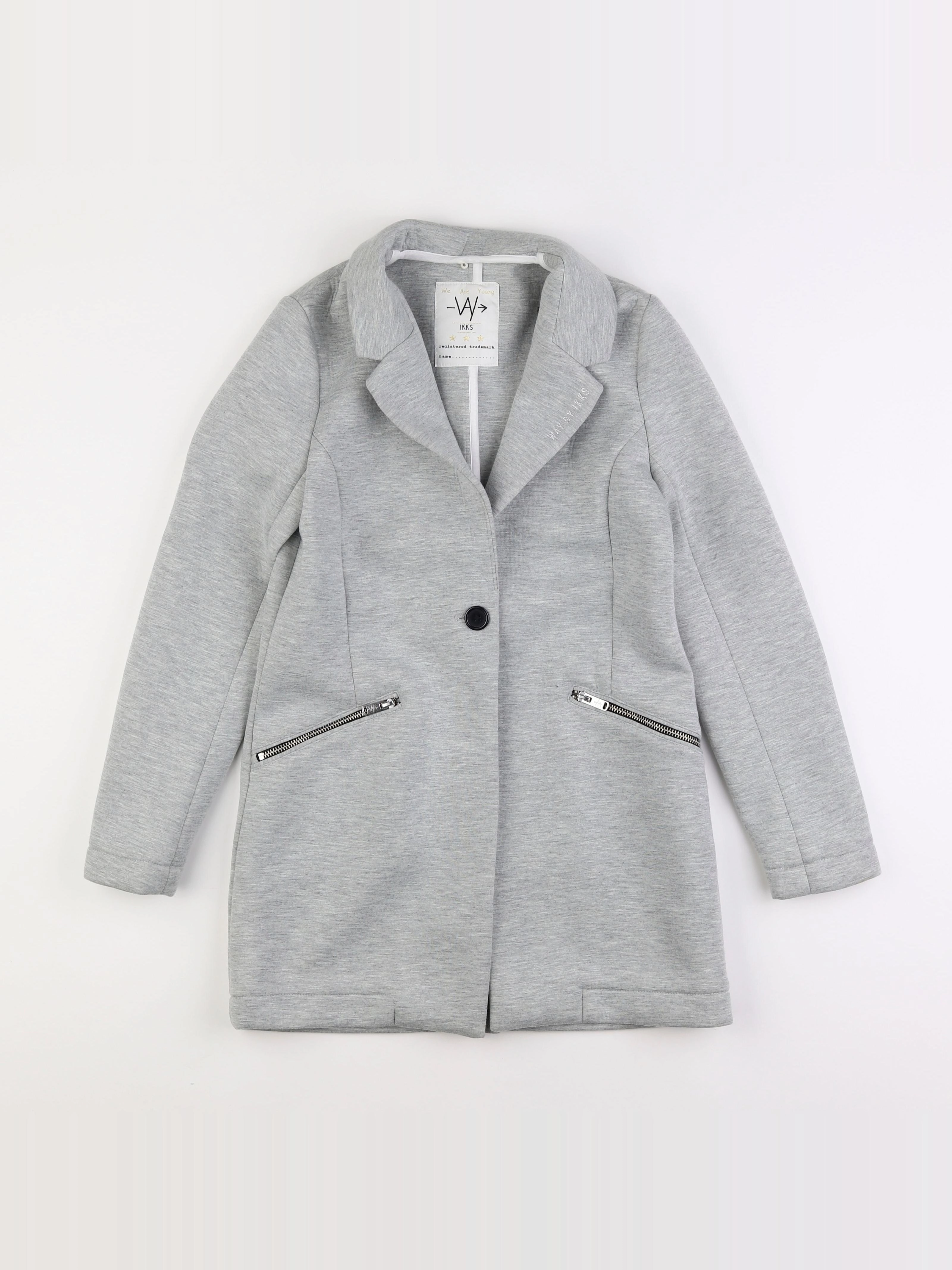 IKKS - manteau gris - 12 ans