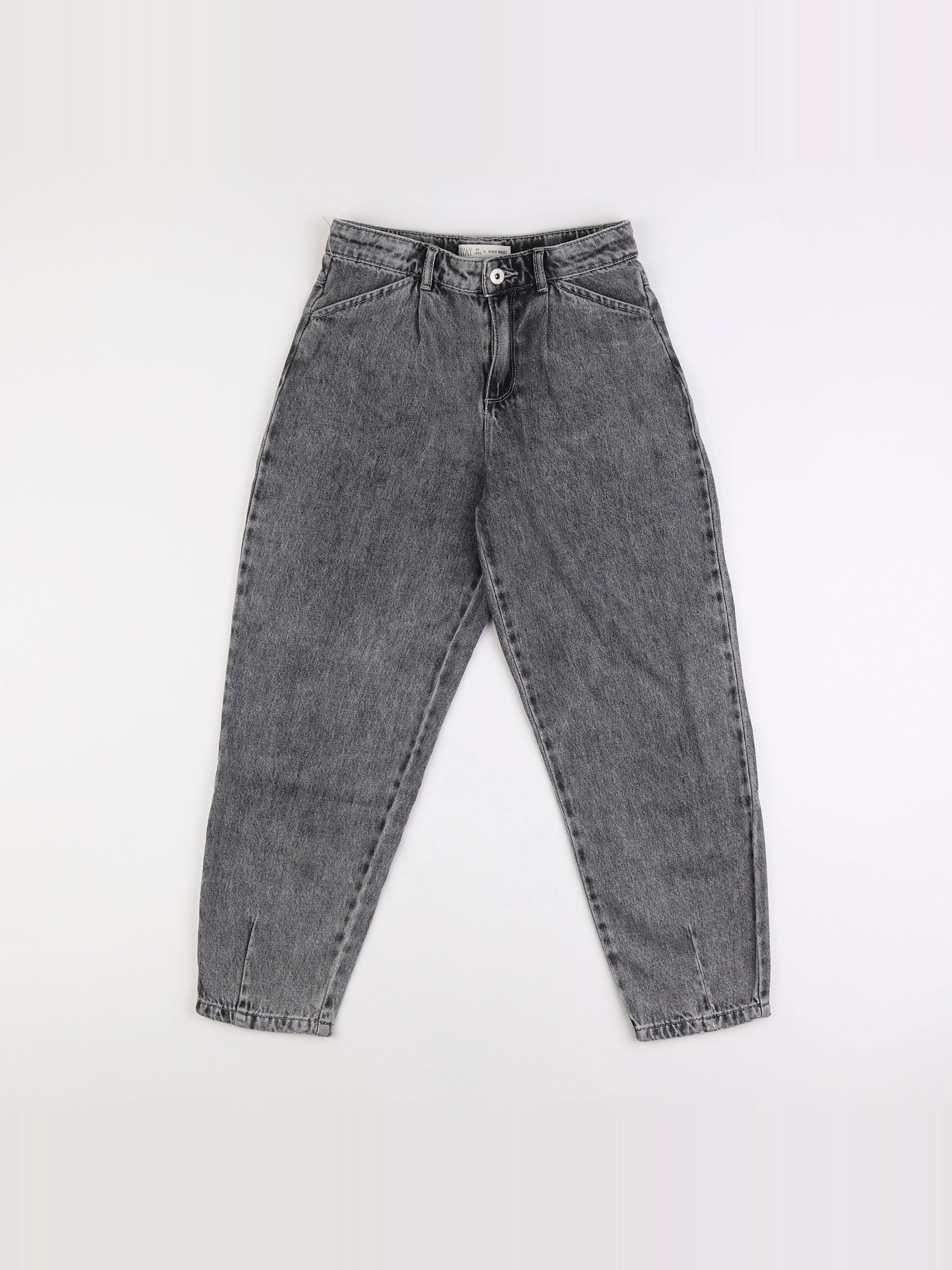 IKKS - jean gris - 12 ans