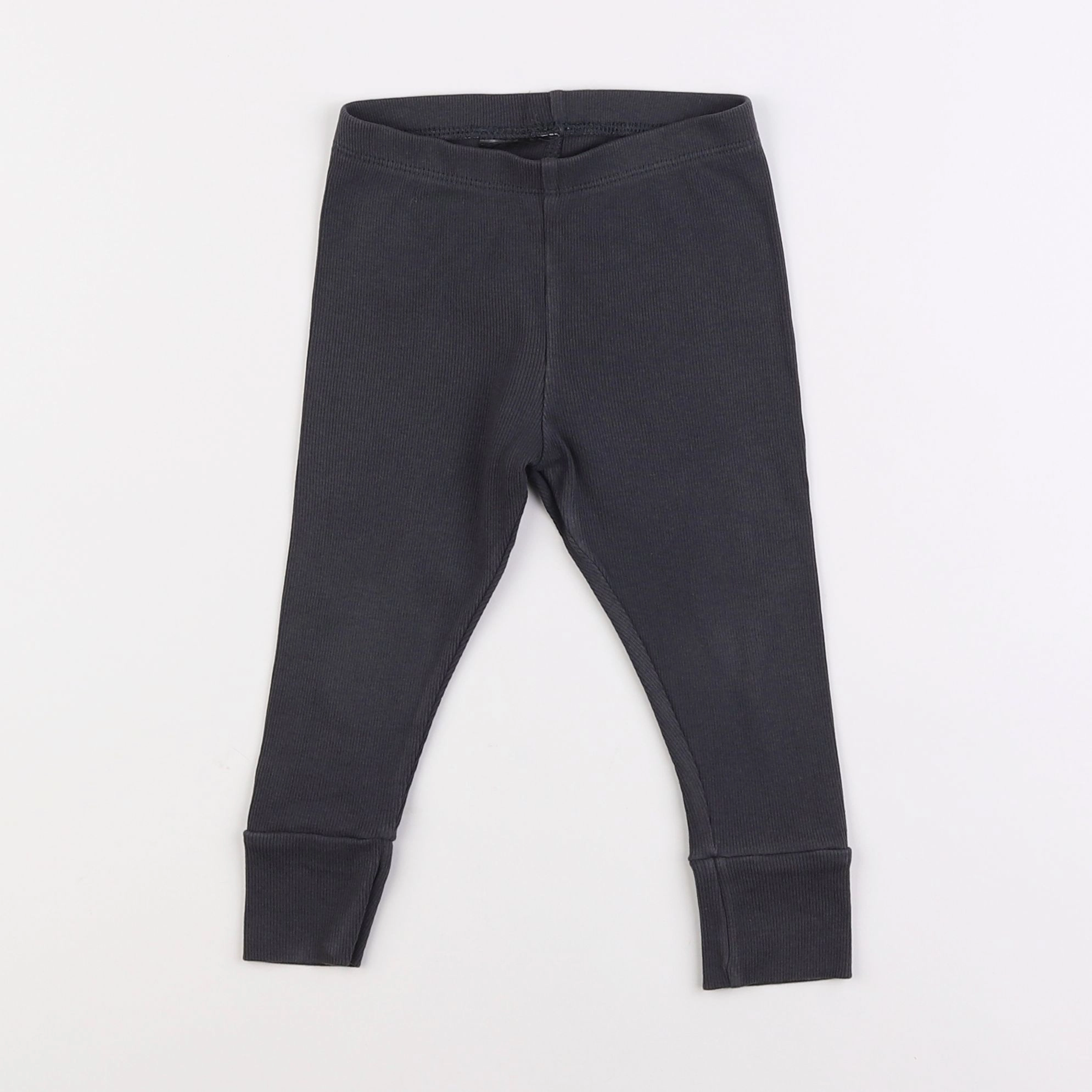H&M - legging gris - 12 mois