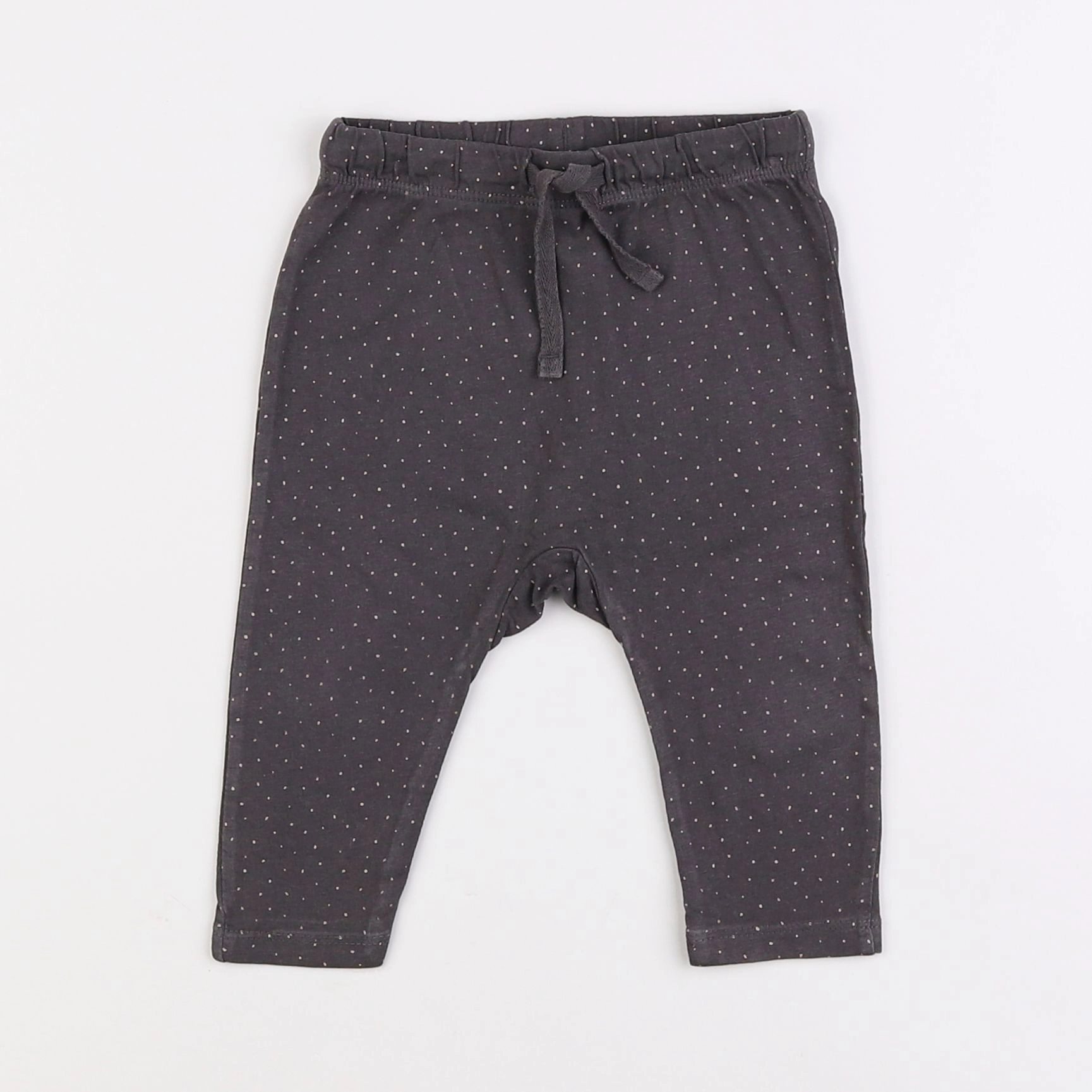 H&M - sarouel gris - 6/9 mois