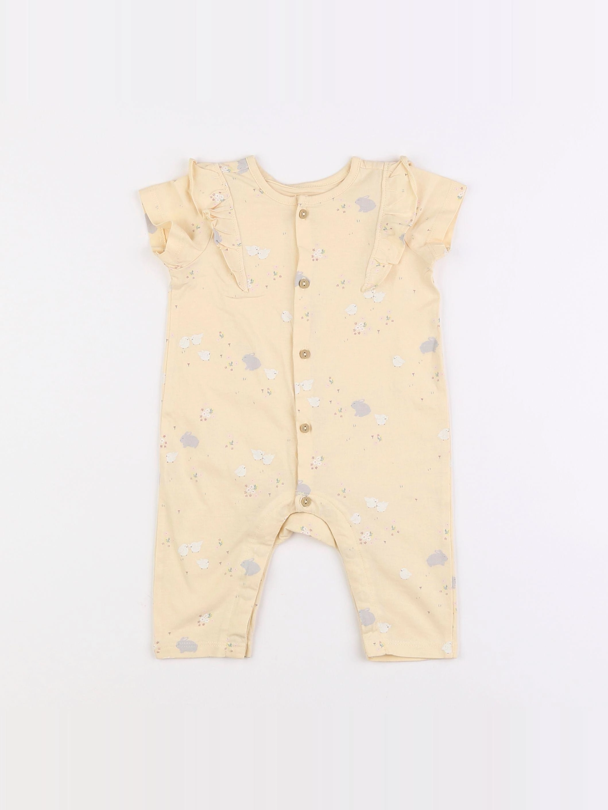 H&M - combinaison jaune - 3 mois