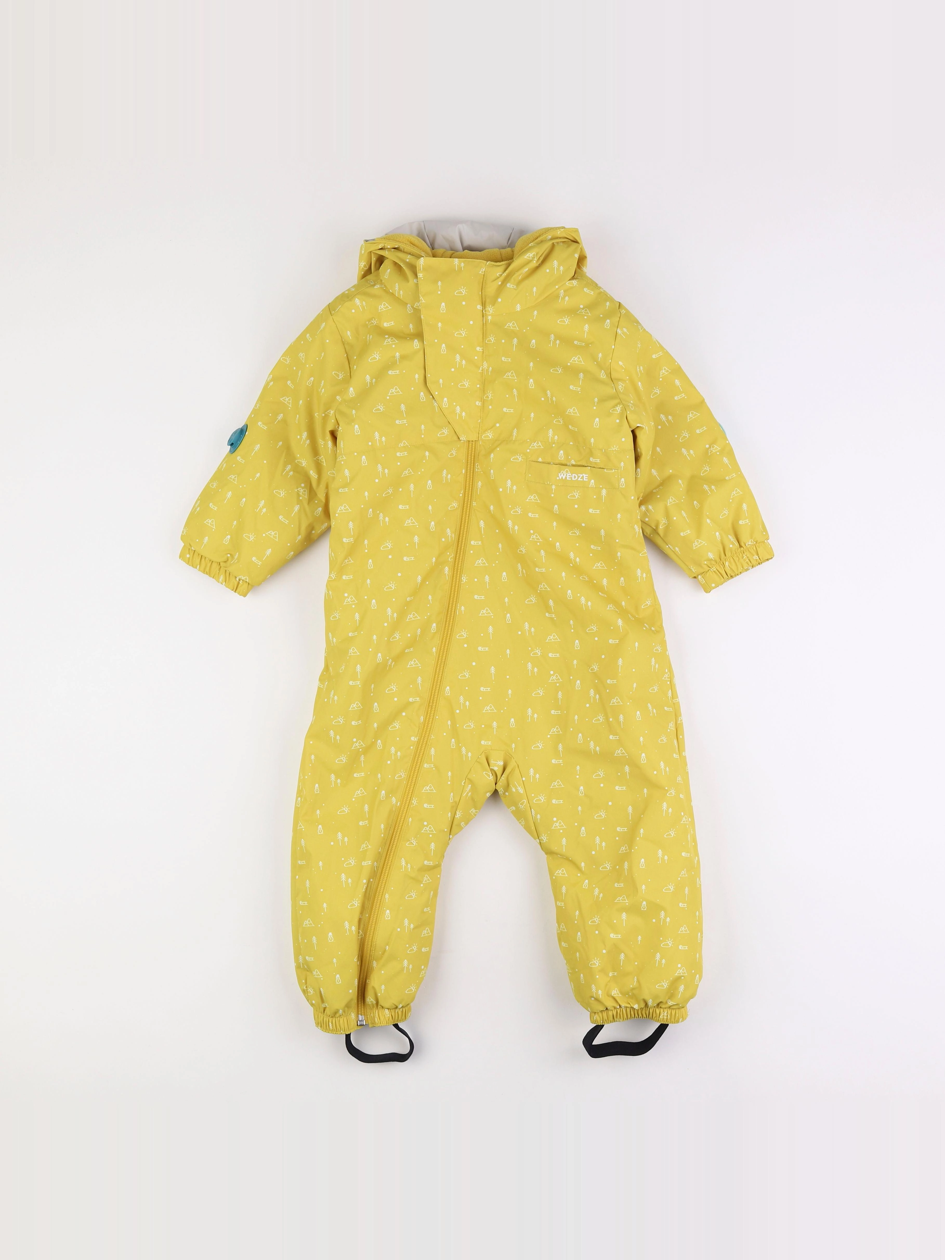 Decathlon ski - combinaison de ski jaune - 2/3 ans