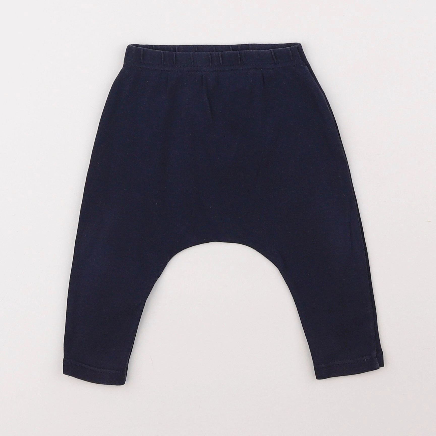 Petit Bateau - sarouel bleu - 6 mois