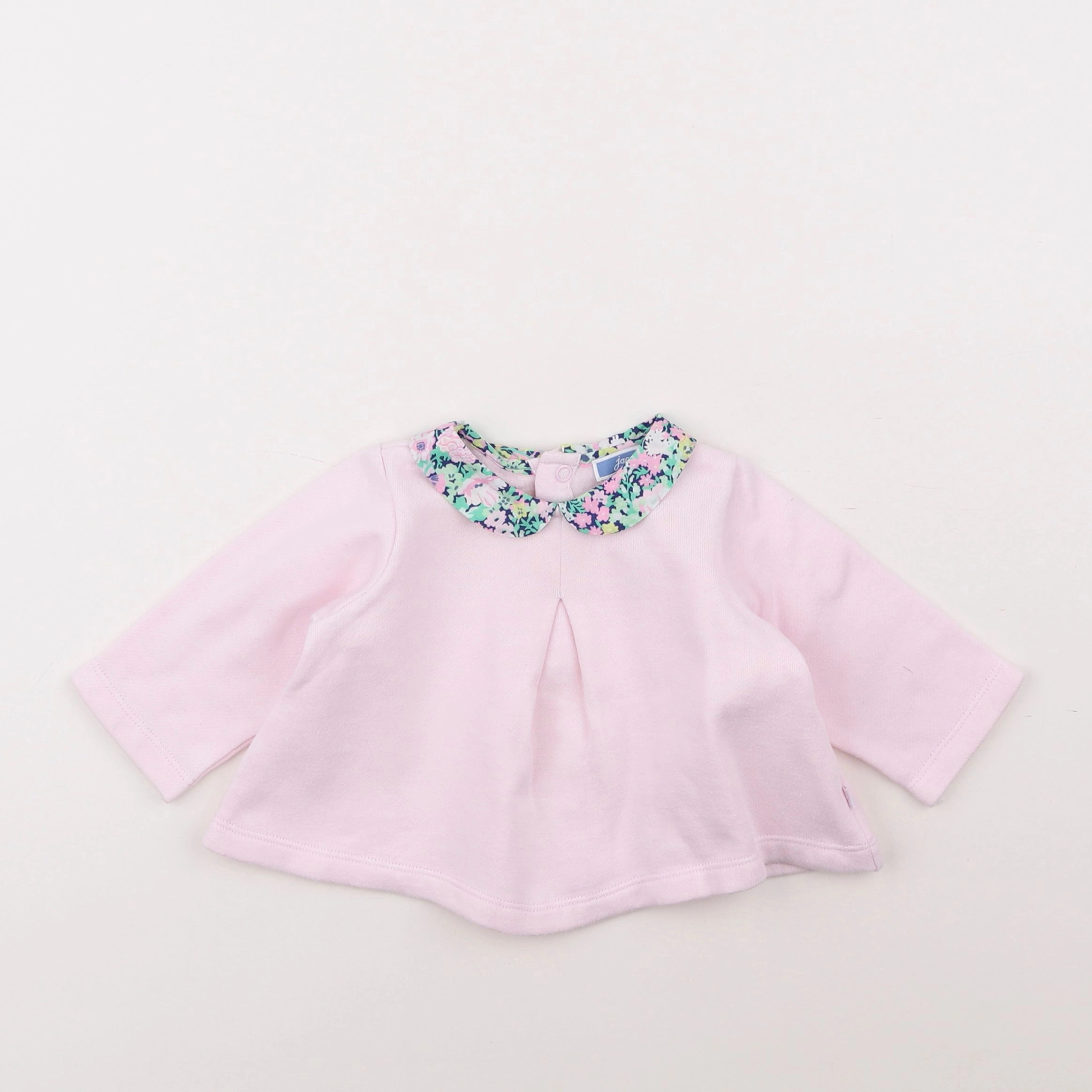 Jacadi - sweat rose - 6 mois