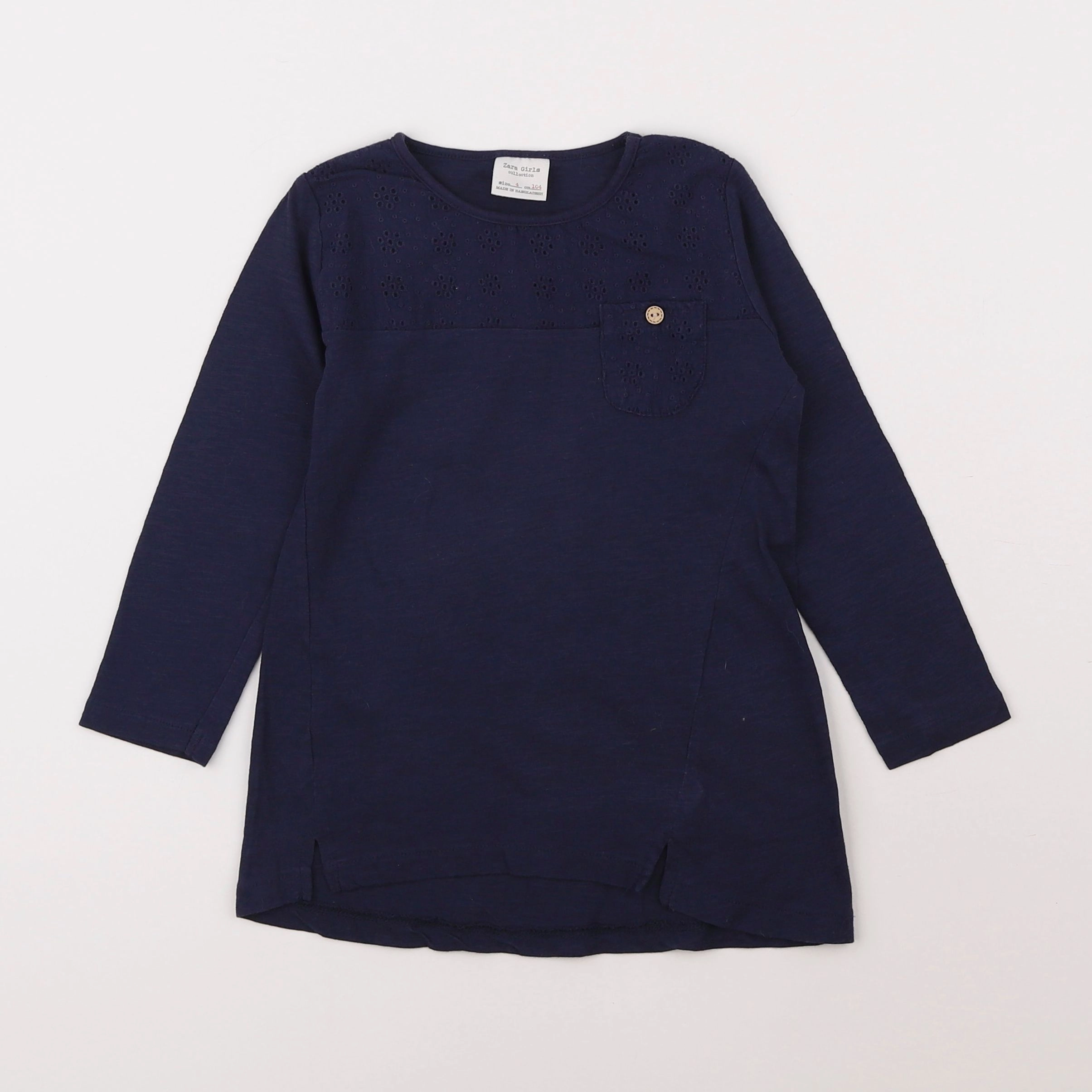 Zara - tee-shirt bleu - 4 ans