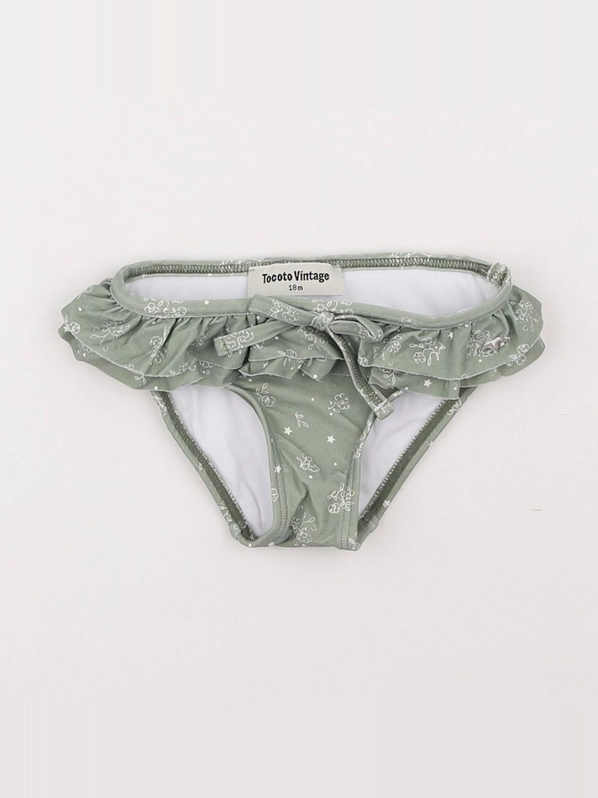 Tocoto vintage - maillot de bain vert - 18 mois