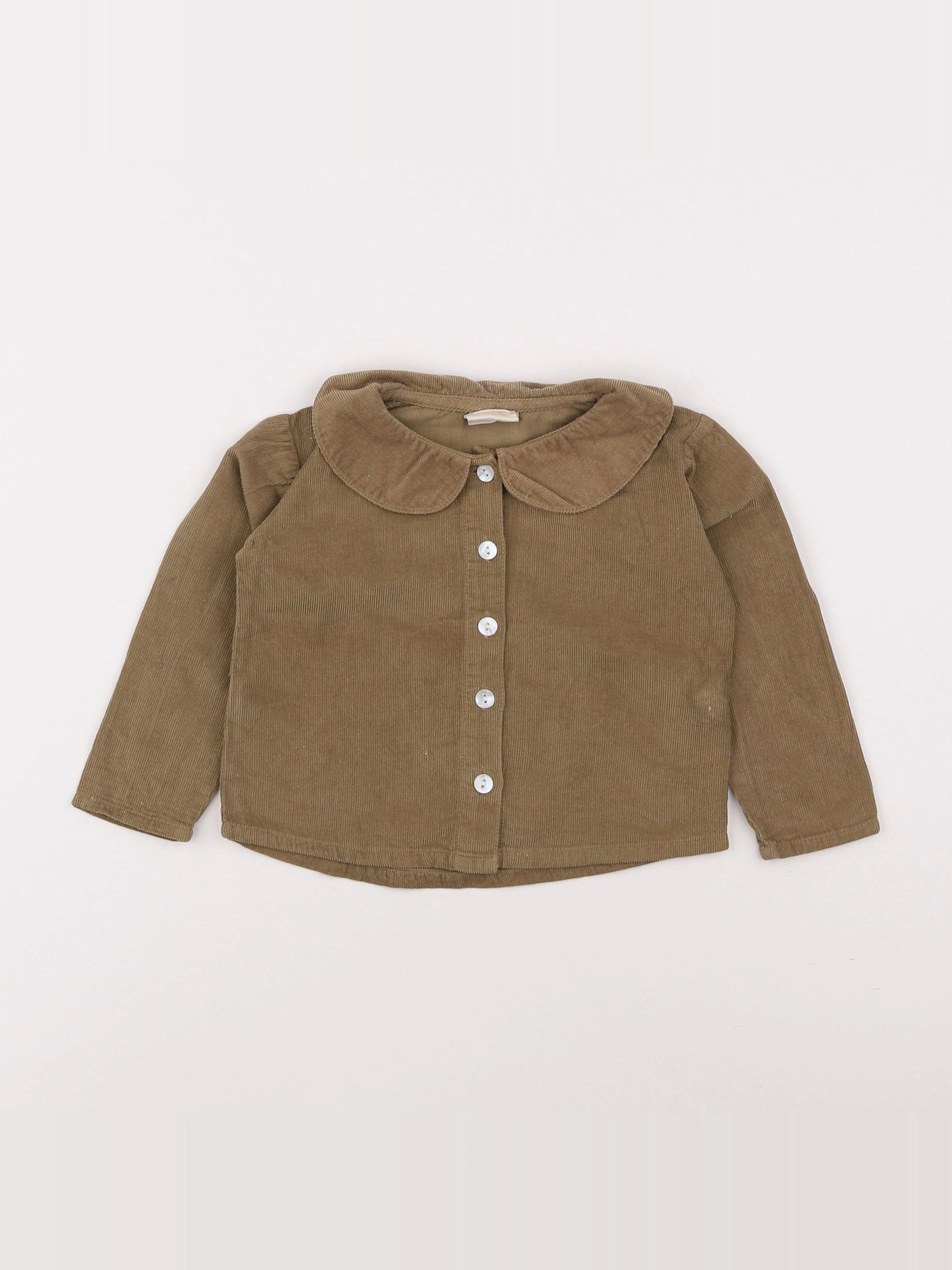 Lililotte - blouse vert - 9/12 mois