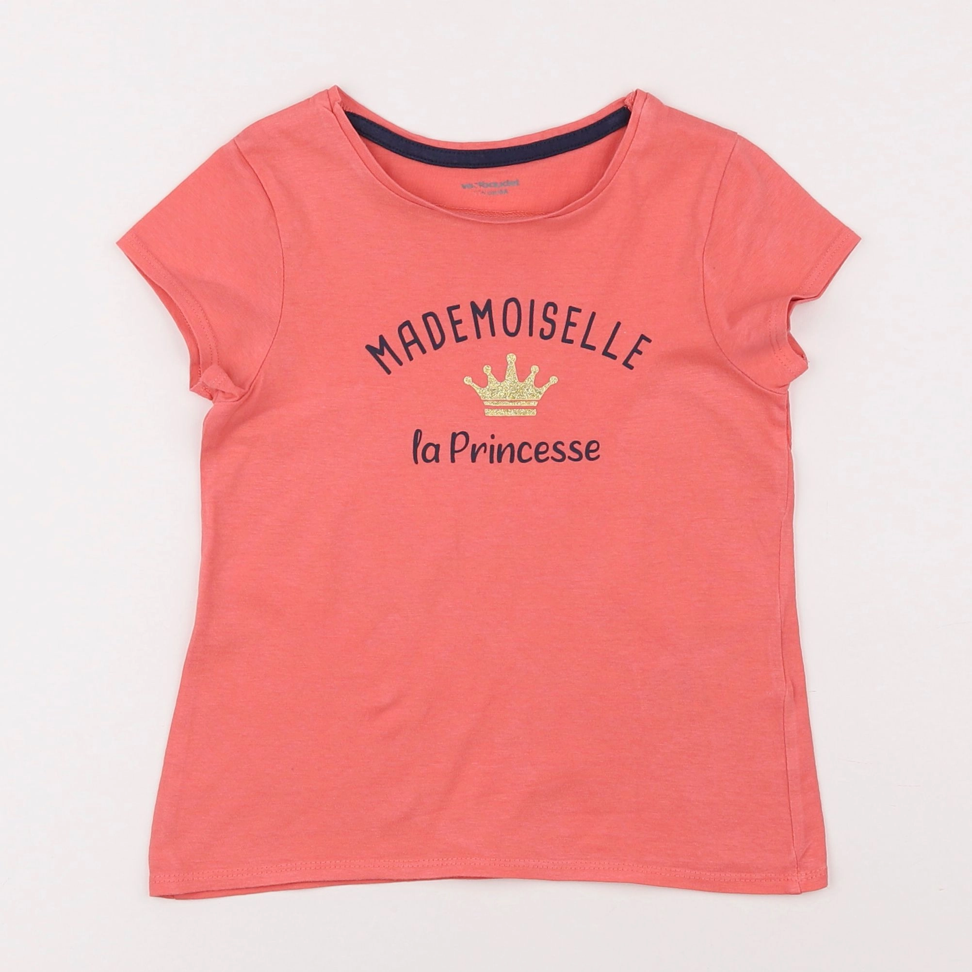 Vertbaudet - tee-shirt rose - 6 ans